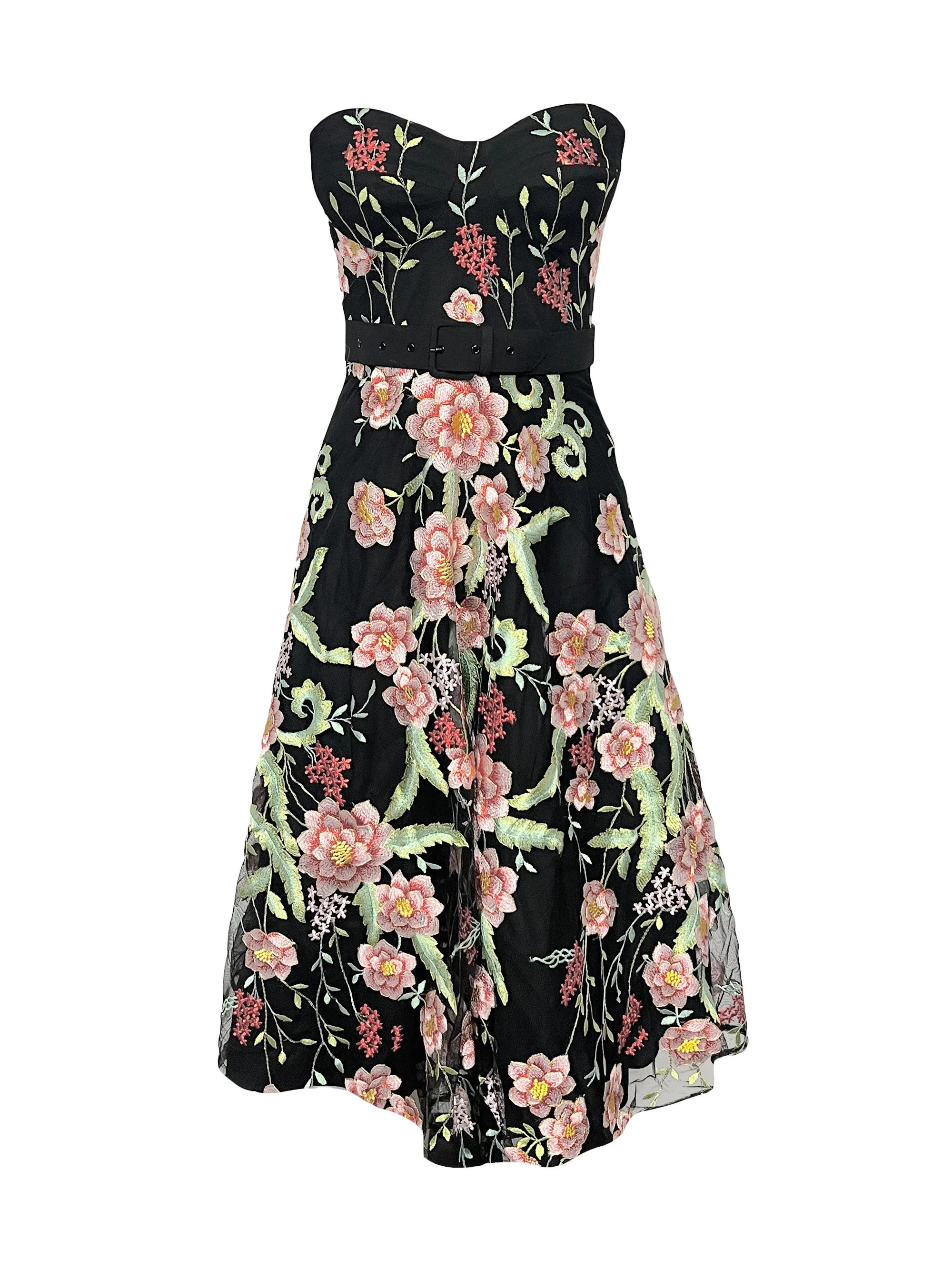 Women's Mabel Floral Mididress - Bright Rose Multi - 1