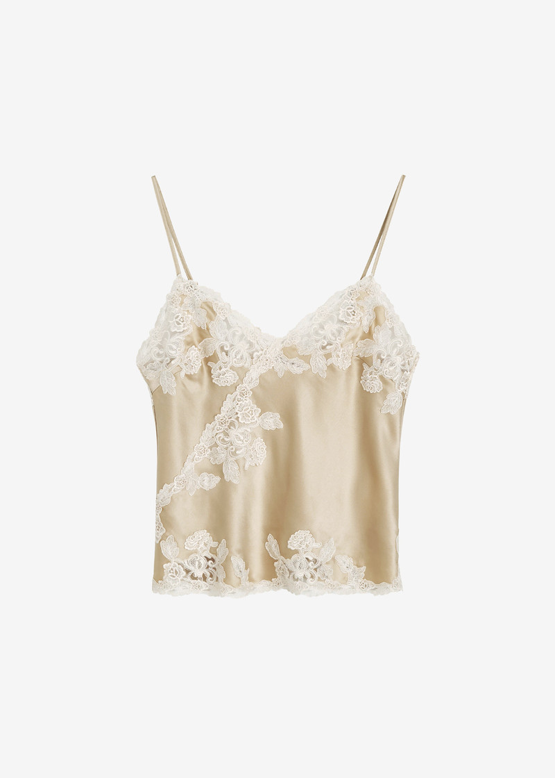 By Malene Birger Madeleine Satin Top - Vanilla Cream 1