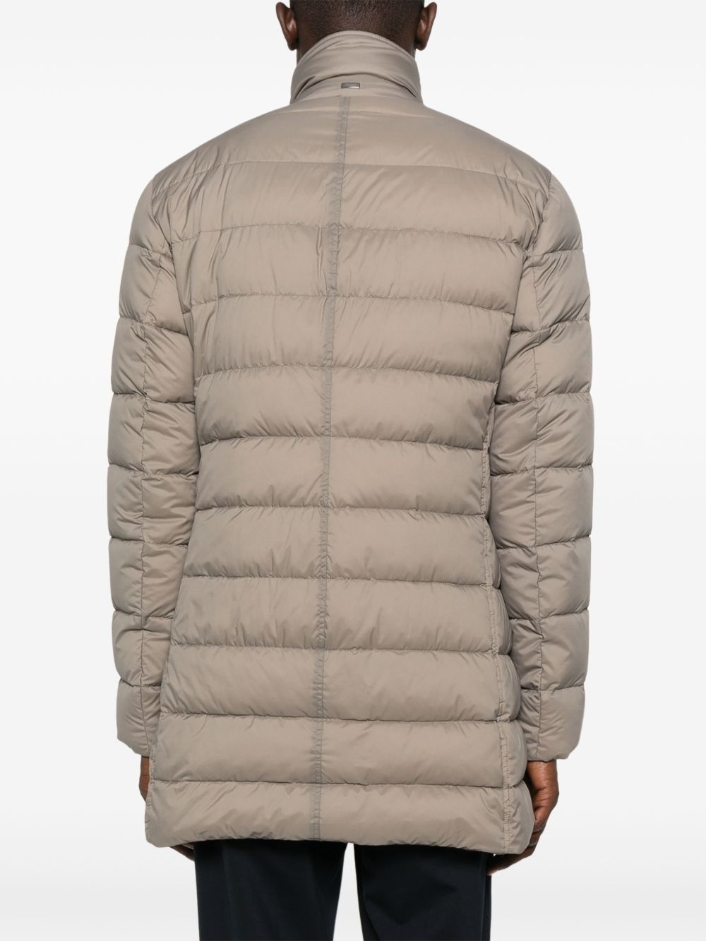 quilted padded coat - 4