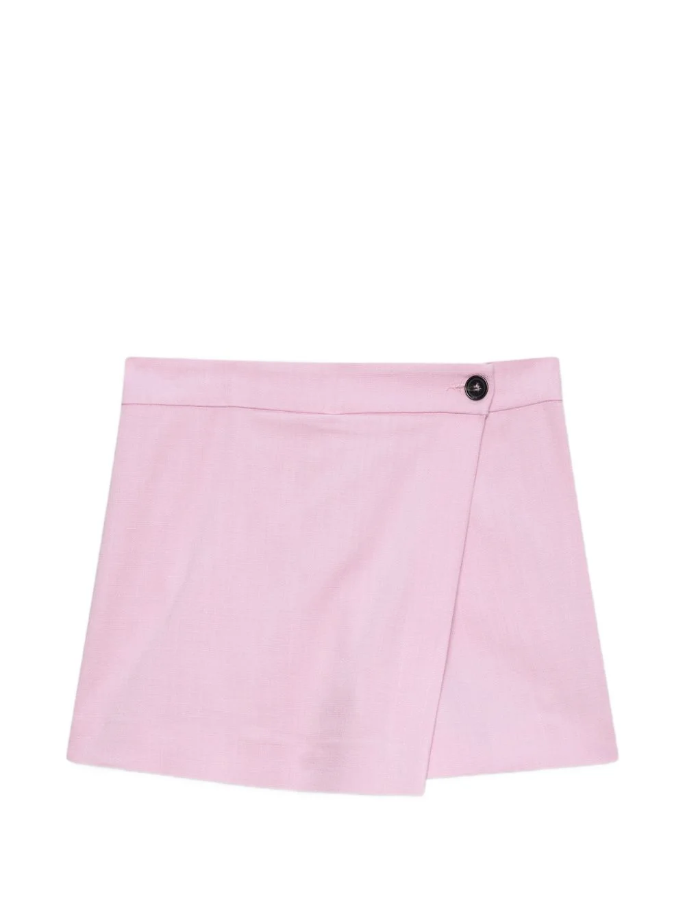 button-fastening wrap shorts - 1
