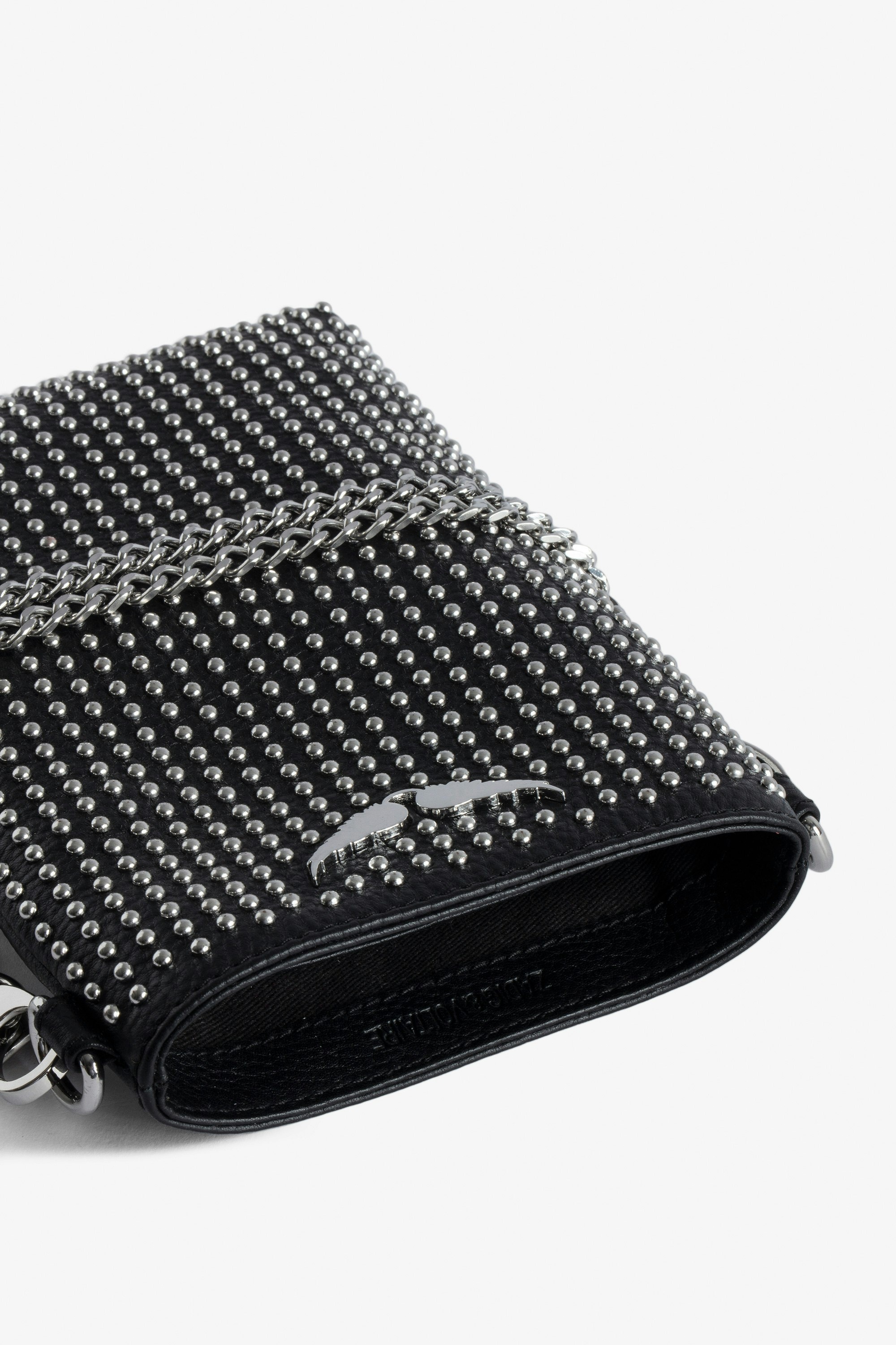 Rock Dotted Swiss Pouch Clutch - 3