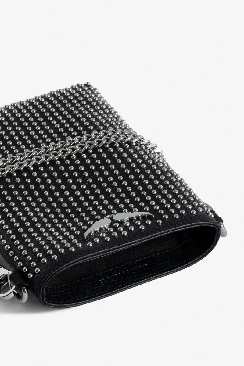 Rock Dotted Swiss Pouch Clutch 3