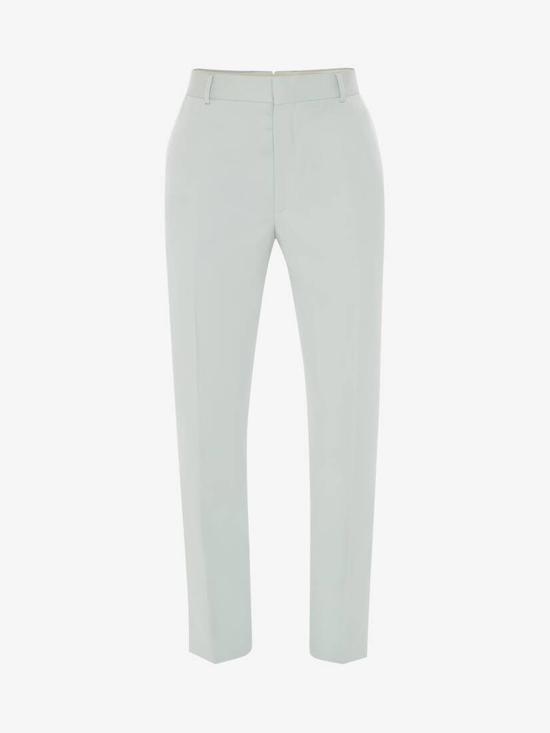 Men's Tailored Cigarette Trousers in Opal 1