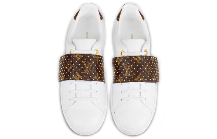 (WMNS) LOUIS VUITTON LV Frontrow Sports Shoes White/Brown 1A4G1R - 4