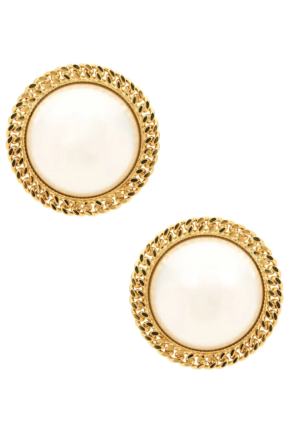 Oversized Pearl Earrings - 1