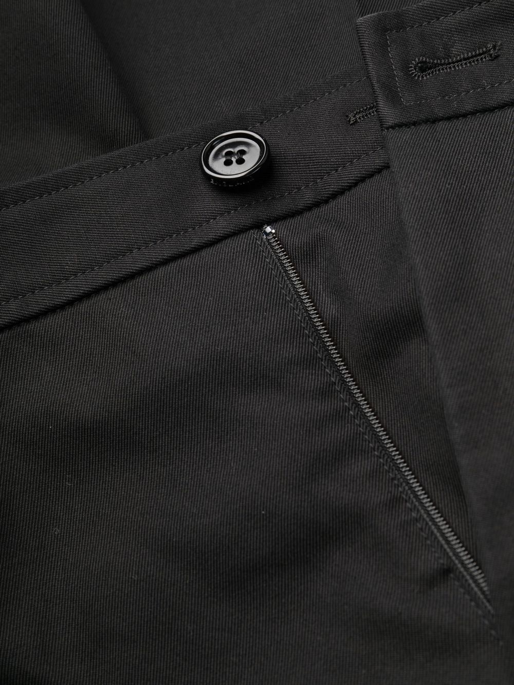 mid-rise cotton wide-leg trousers - 6