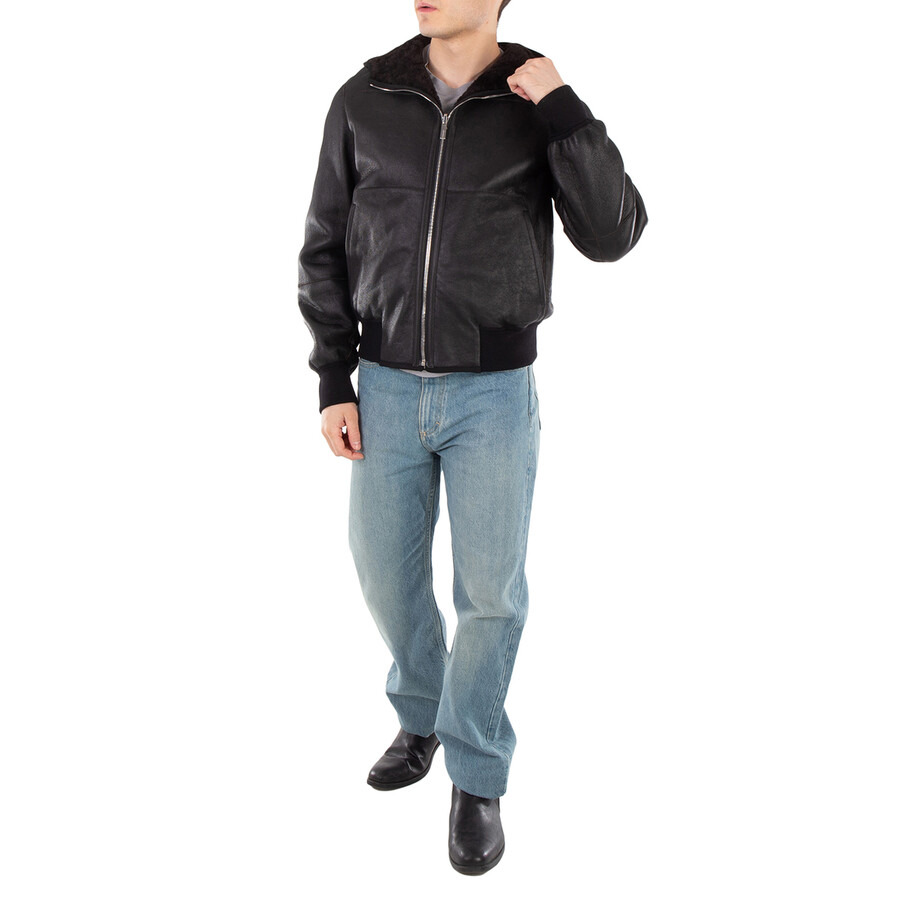 Ferragamo Shearling Reversible Hooded Blouson Jacket - 4
