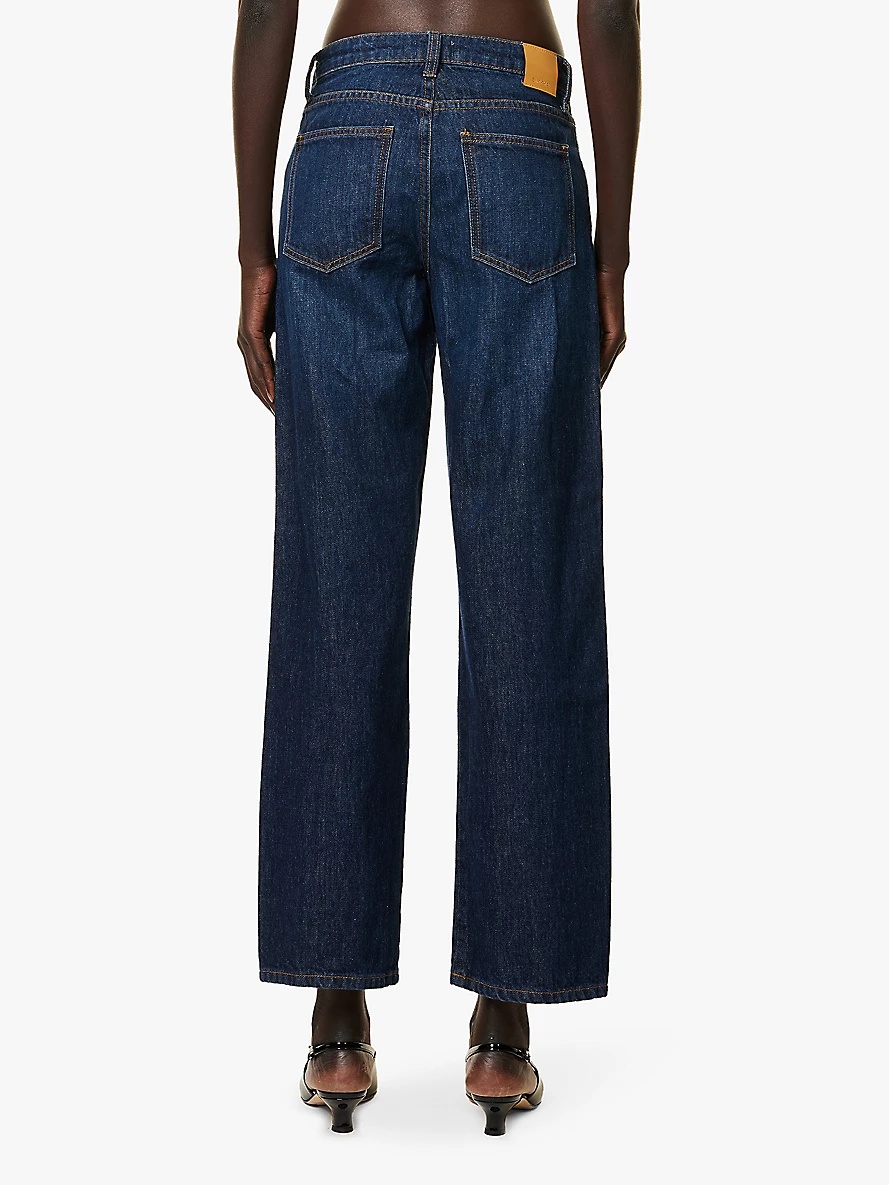 Sawyer tapered-leg high-rise jeans - 8