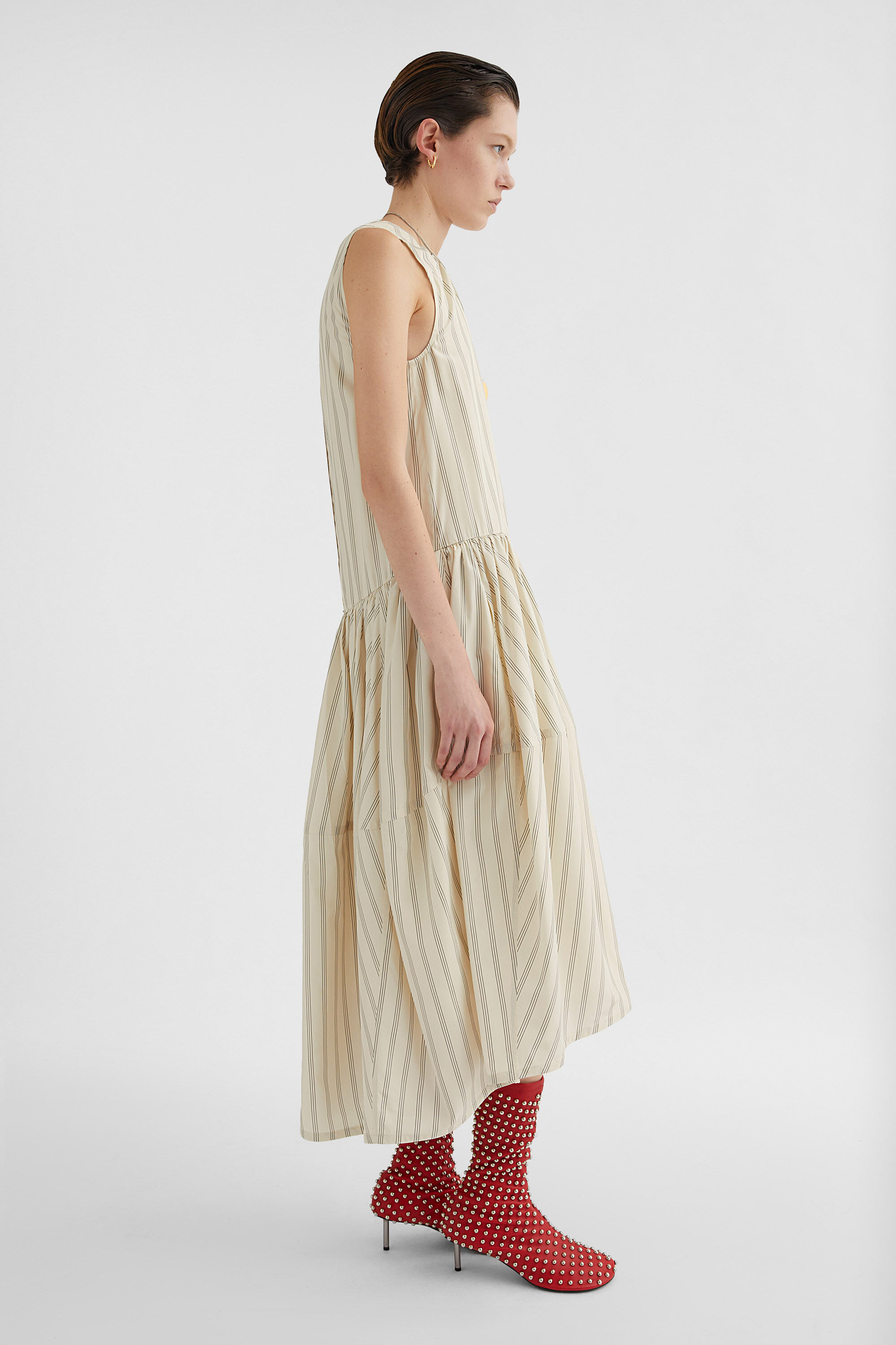 Crew-Neck Dress - 5