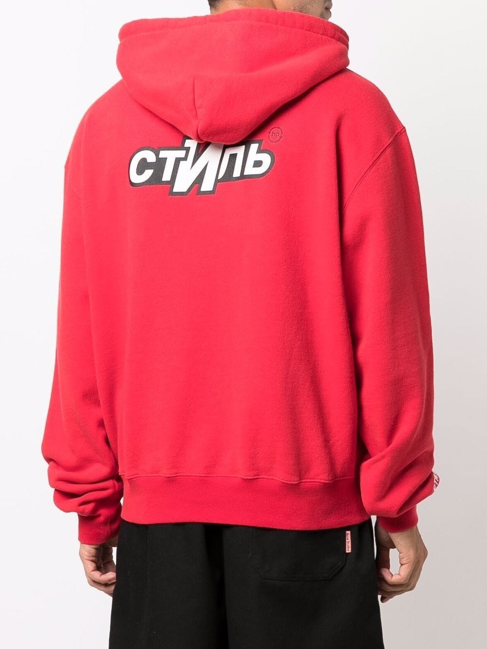 logo-print hoodie - 4