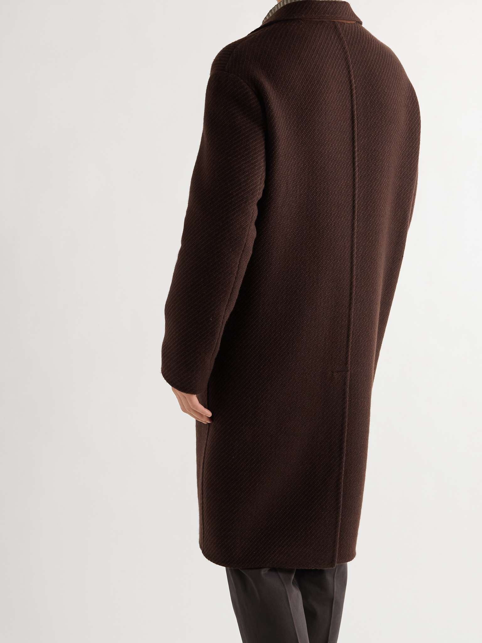 Navette Textured-Cashmere Coat - 4