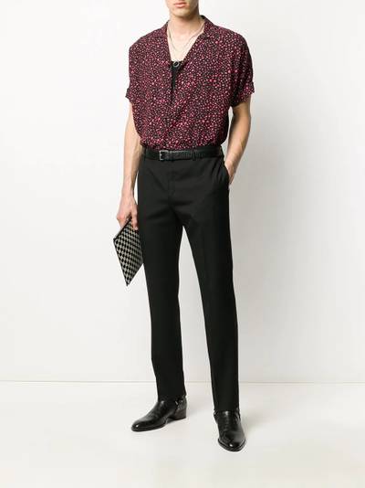 SAINT LAURENT slim-fit tailored trousers outlook