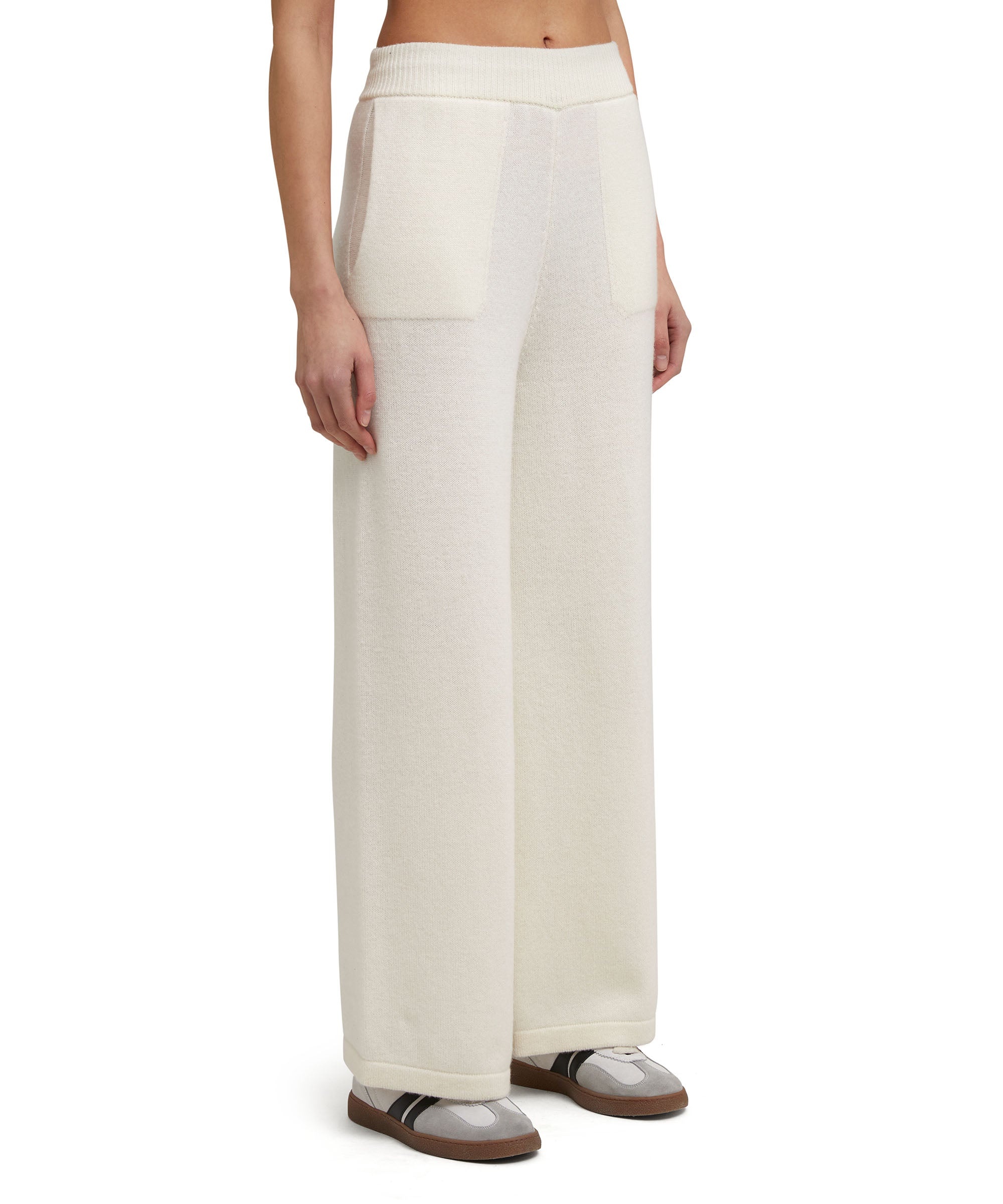 High-waisted trousers "MSGM Signature Cashmere blend" - 3