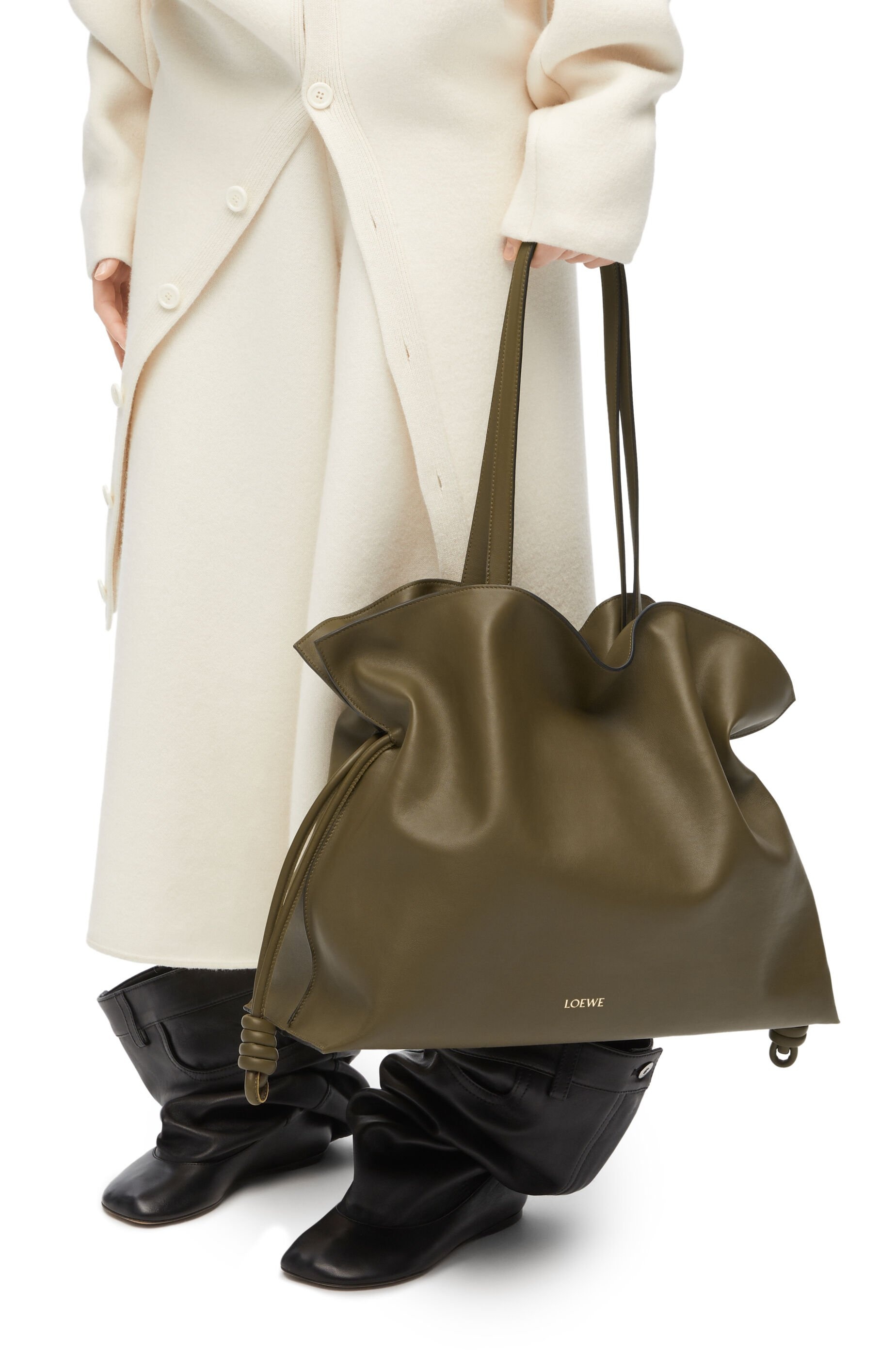XL Flamenco clutch in nappa calfskin - 2