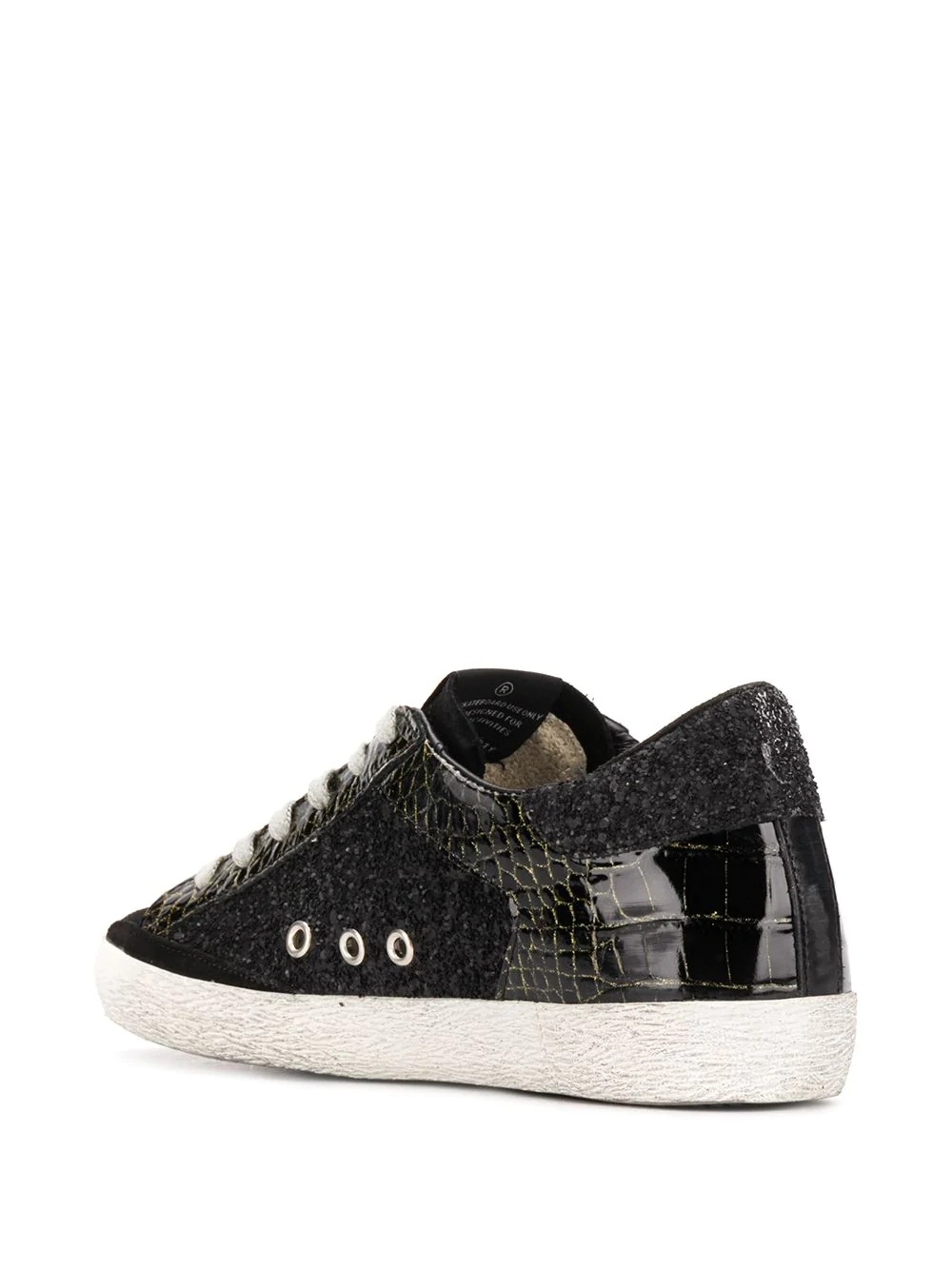 Superstar crocodile-print sneakers - 3