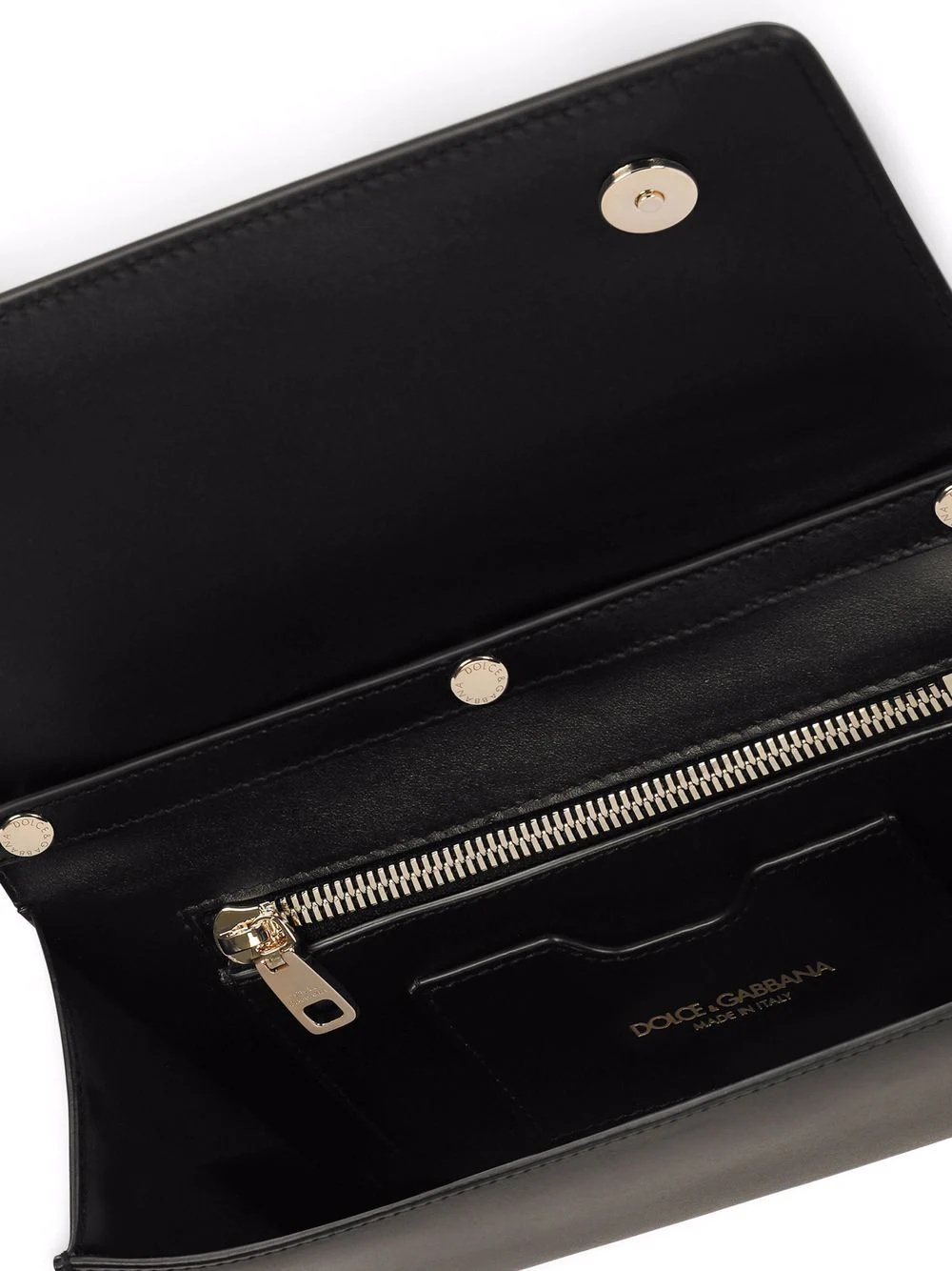 logo-plaque leather crossbody bag - 4