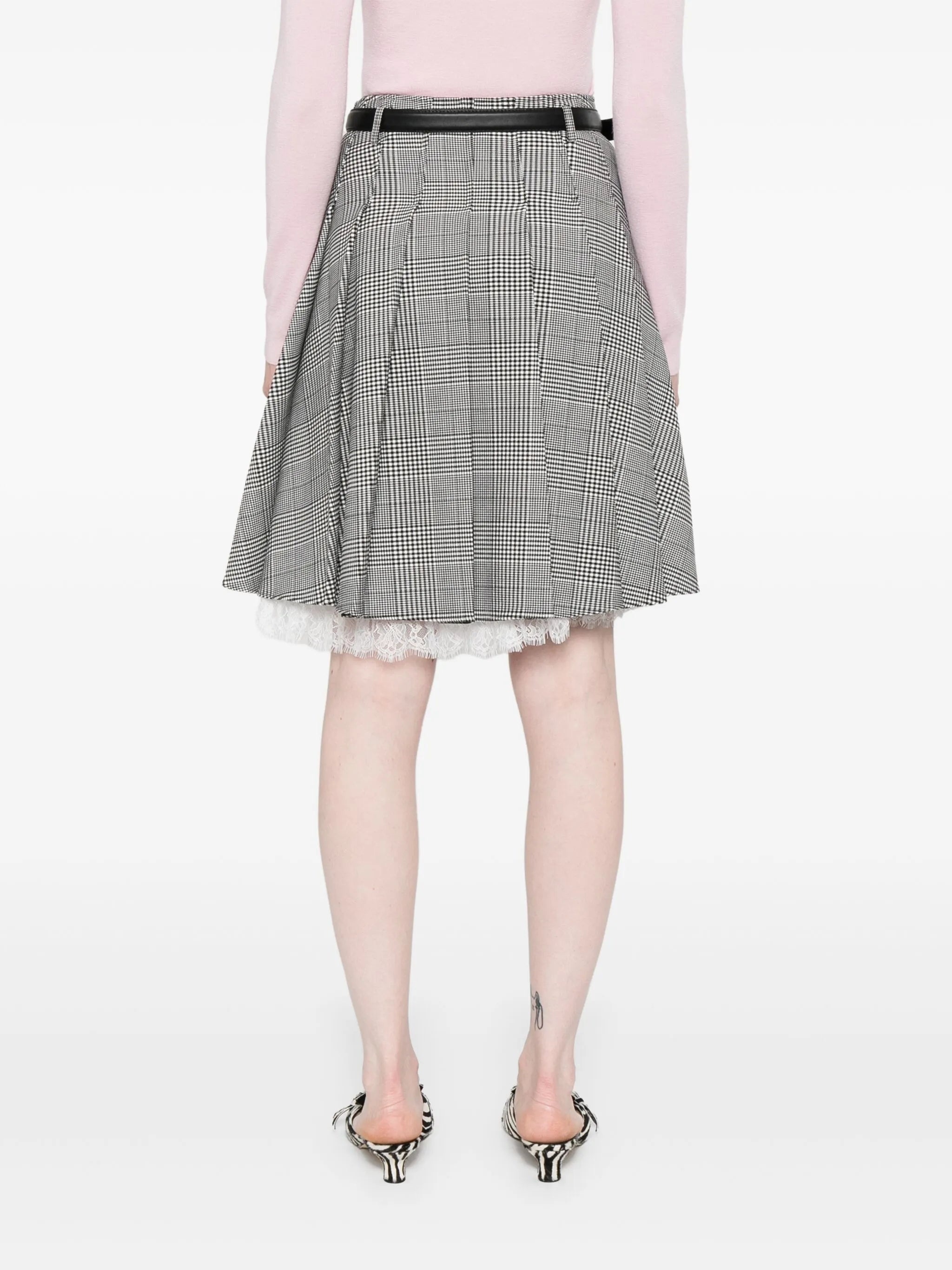 Self Portrait Prince Of Wales-check Skirt - 5