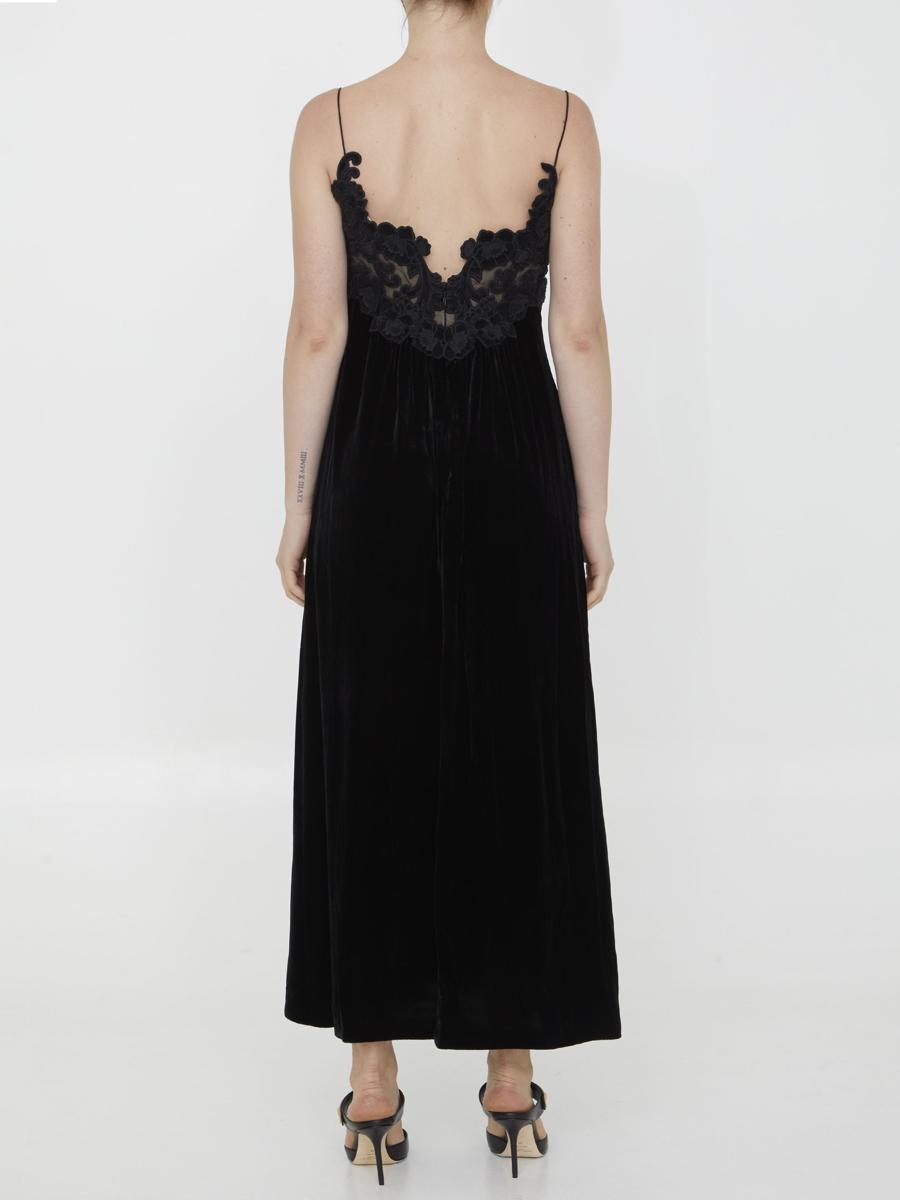 ZIMMERMANN SENSORY VELVET SLIP DRESS - 4