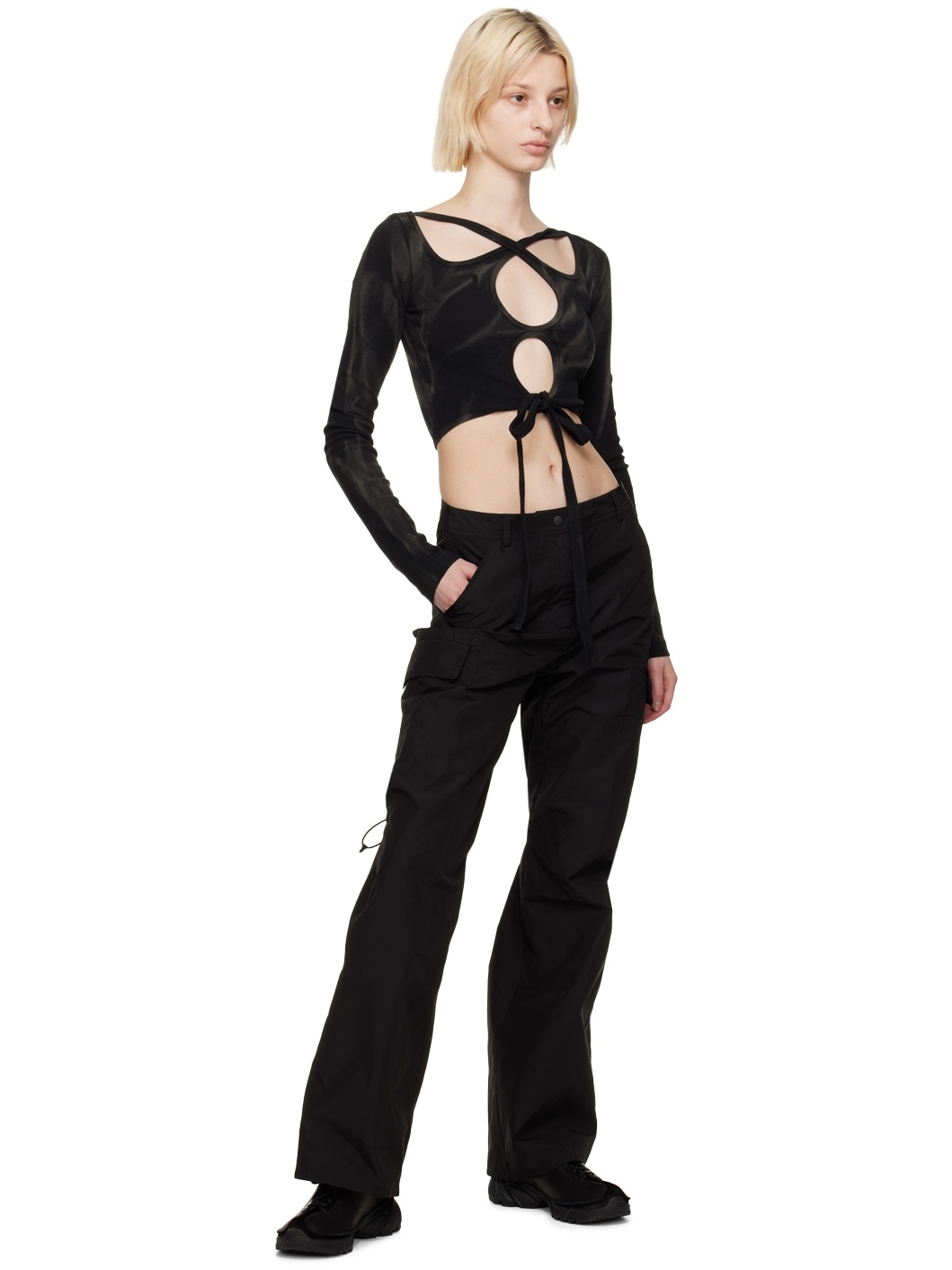 Black Alloy Trousers - 4