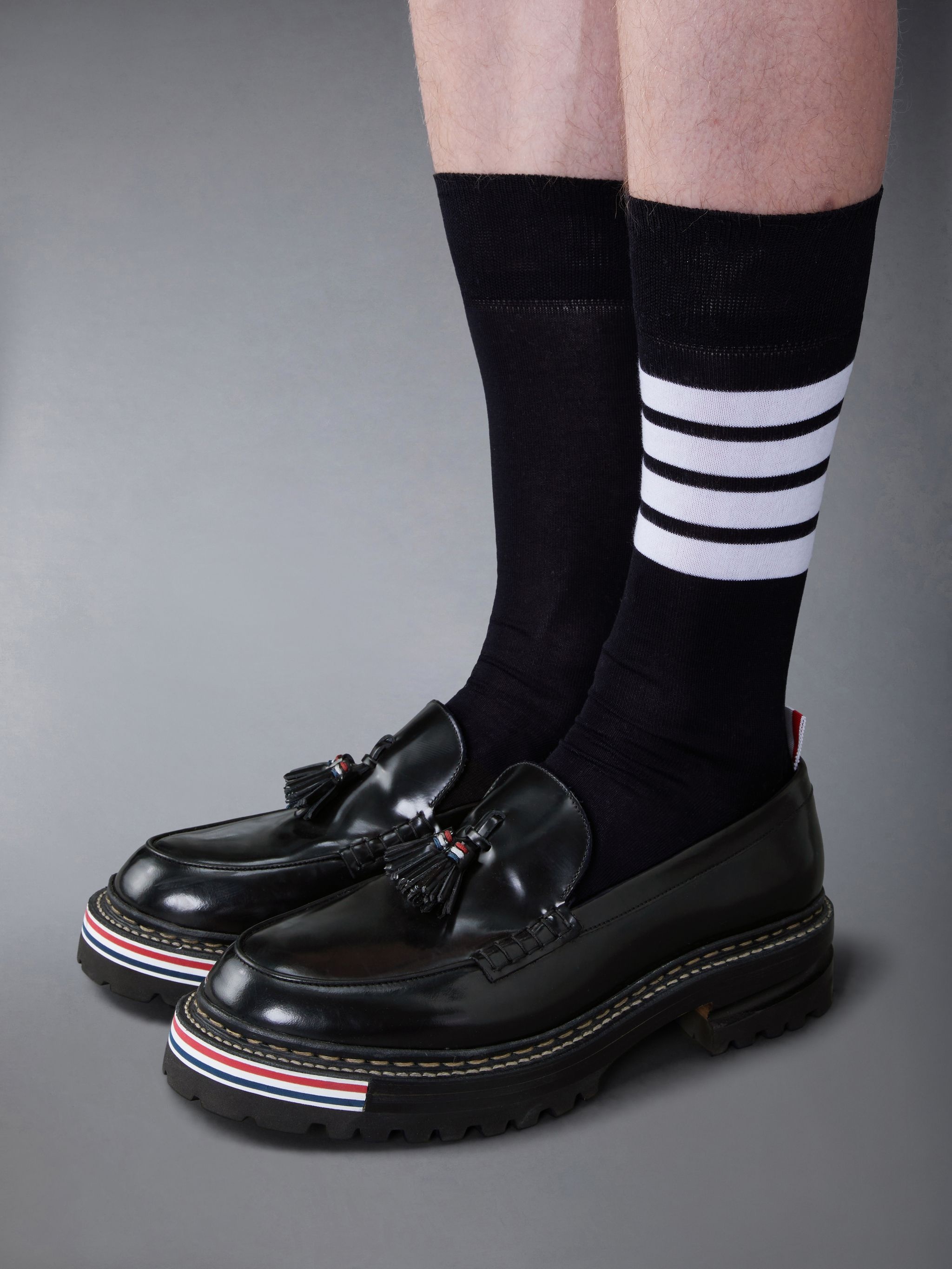 Spazzolato Hiking Sole Tassel Loafer - 4