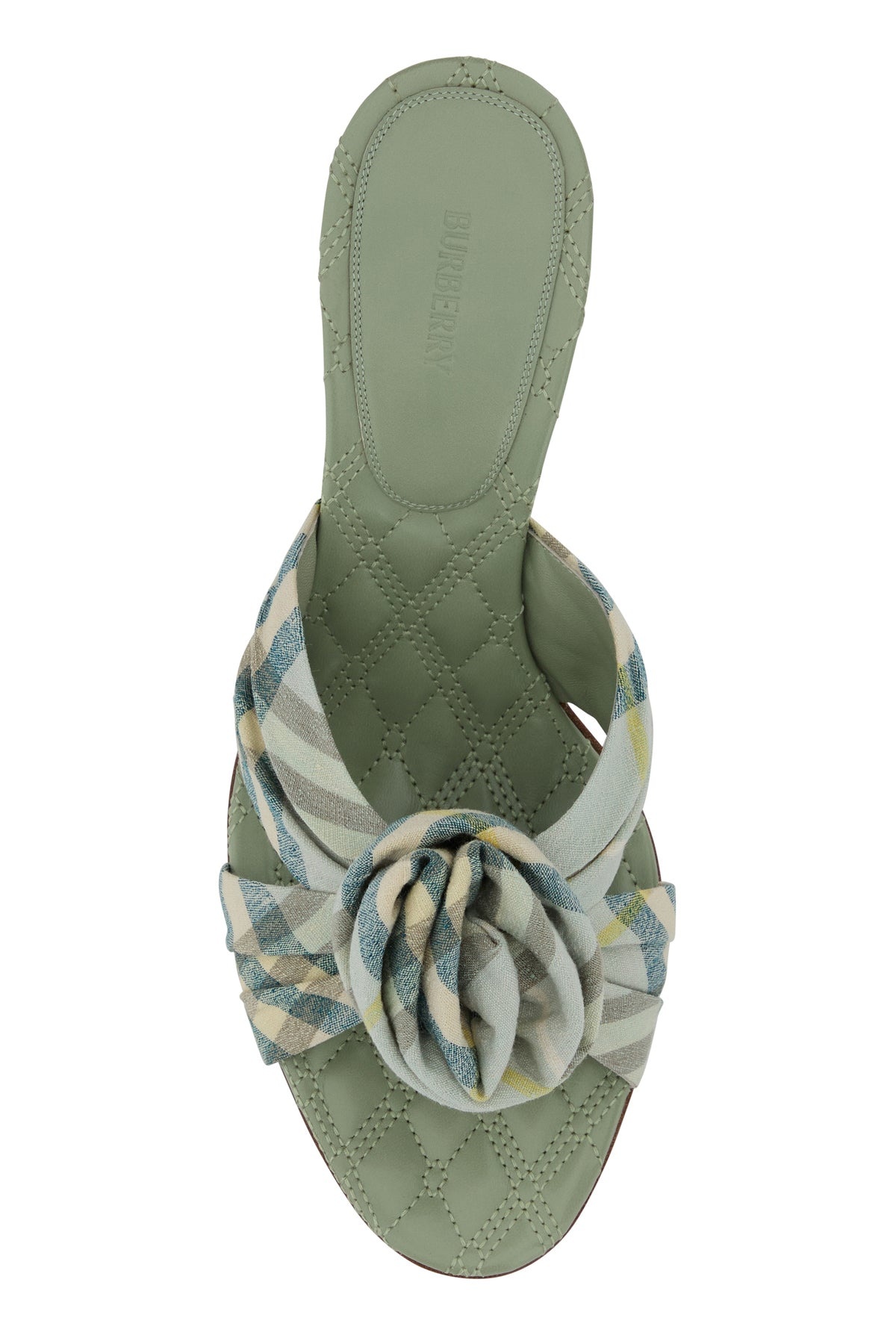 Embroidered fabric Mews mules - 4
