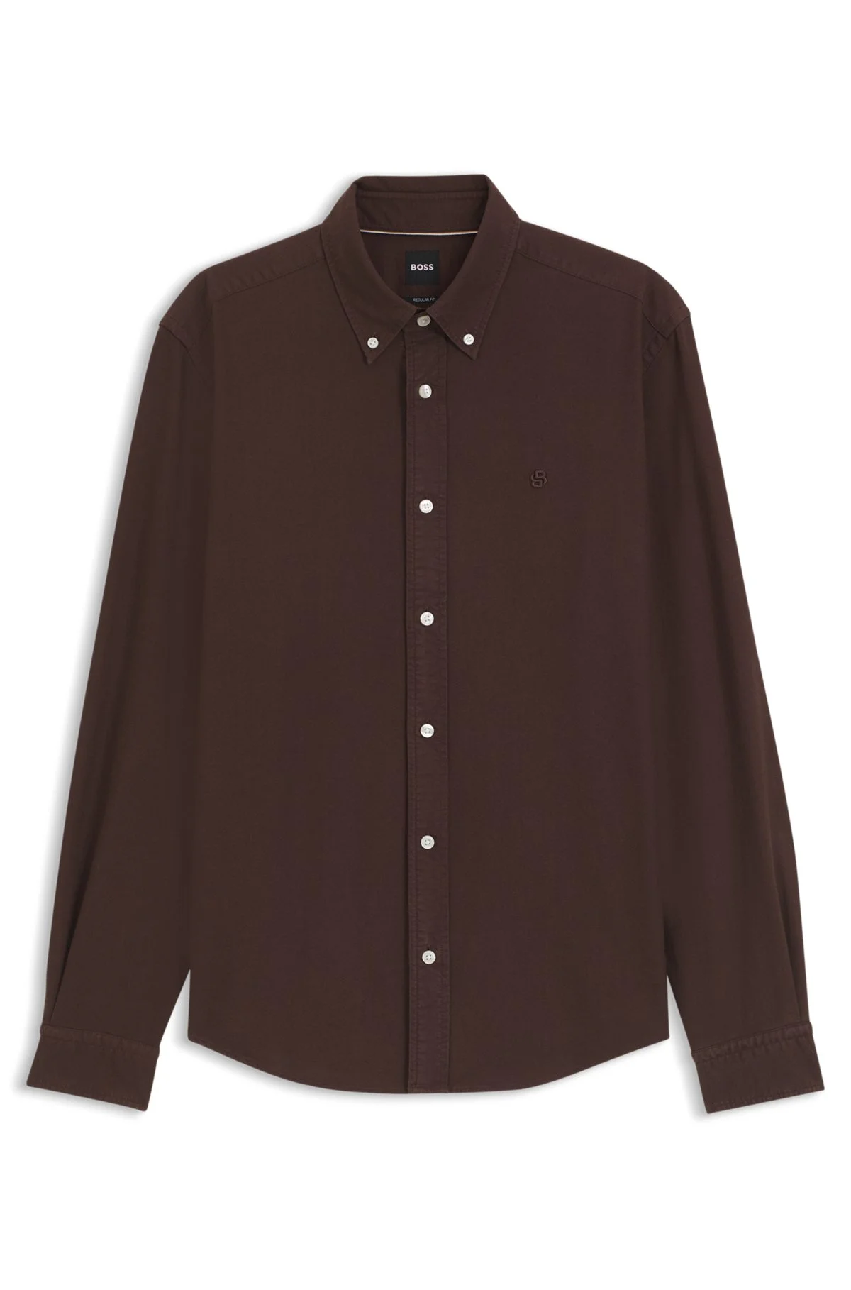 REGULAR-FIT BUTTON-DOWN SHIRT IN OXFORD COTTON - 1