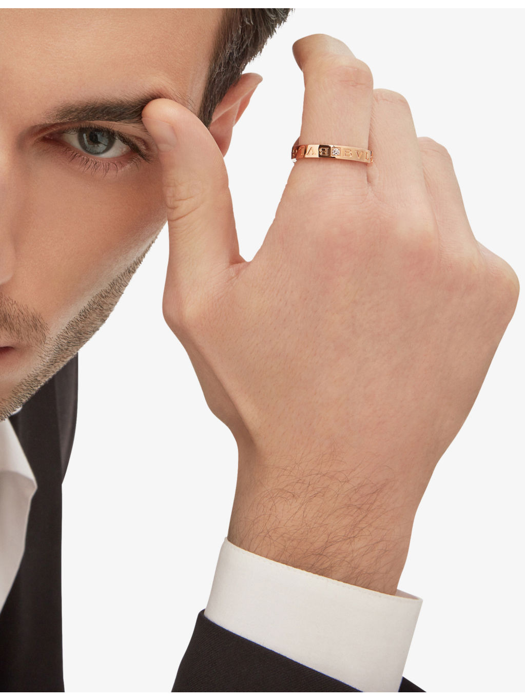 B.zero1 18ct rose-gold ring - 4