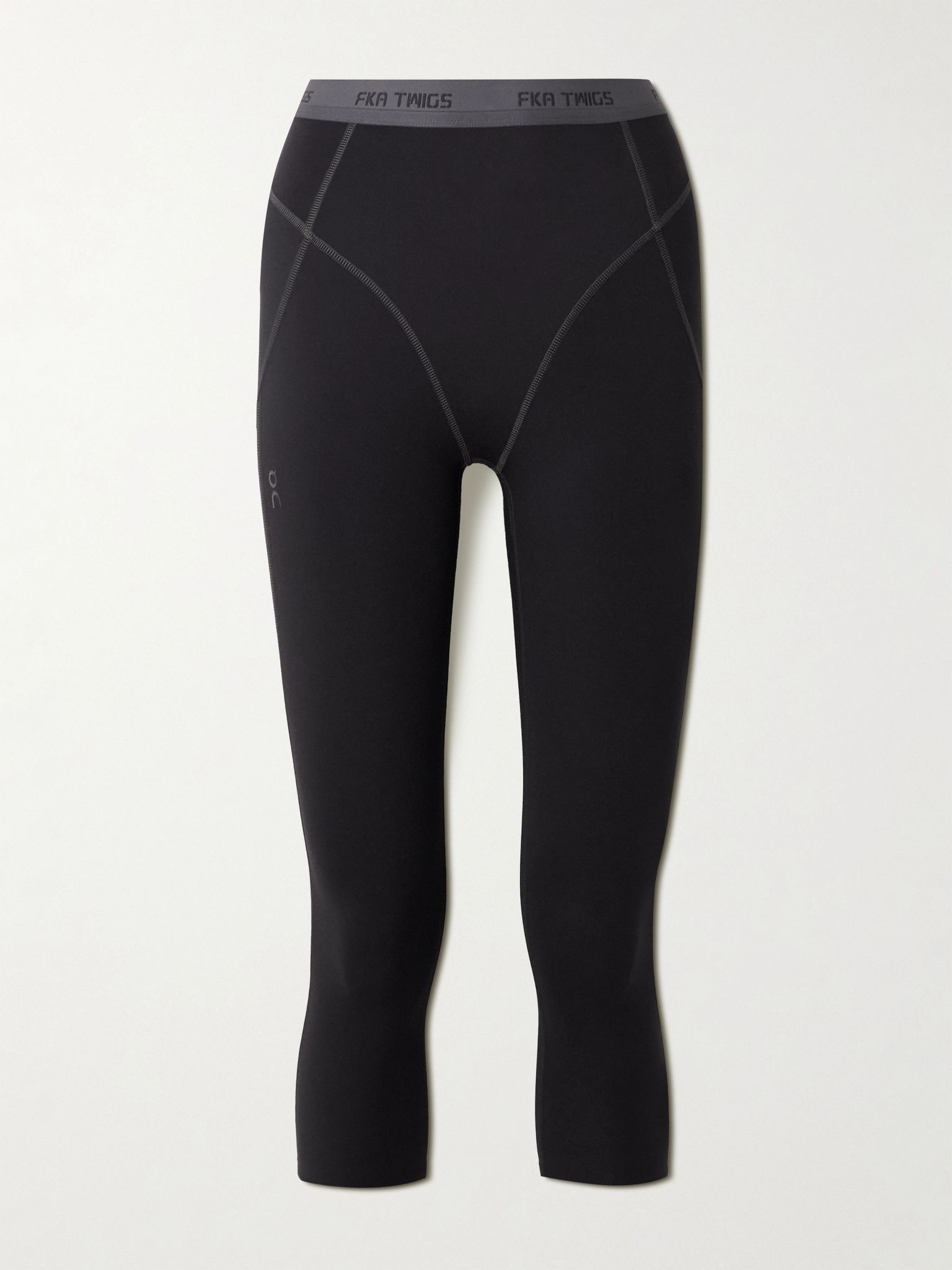 + FKA twigs Studio stretch recycled-jersey leggings Black - 1