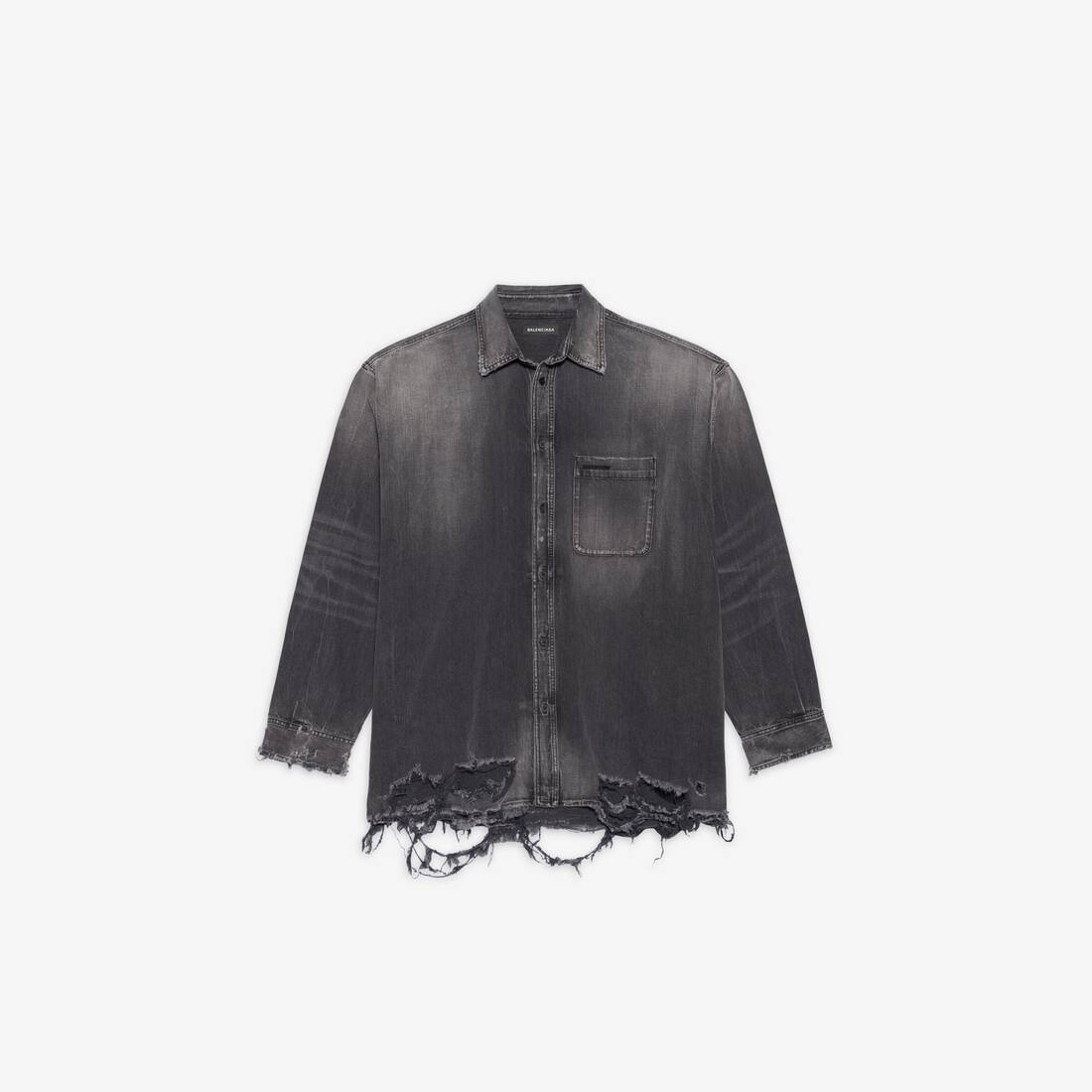 ripped balenciaga shirt