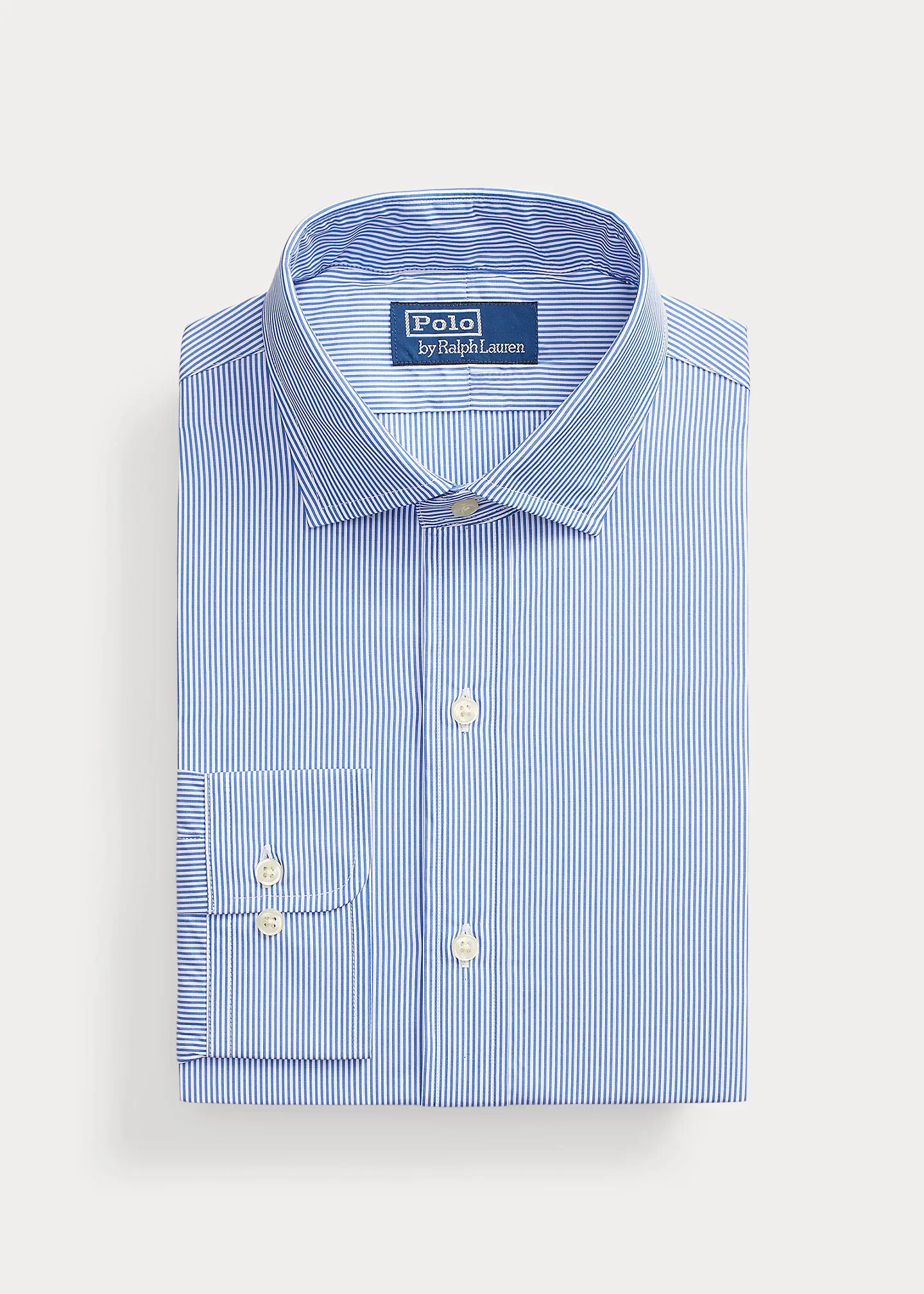 Custom Fit Striped Poplin Shirt - 1