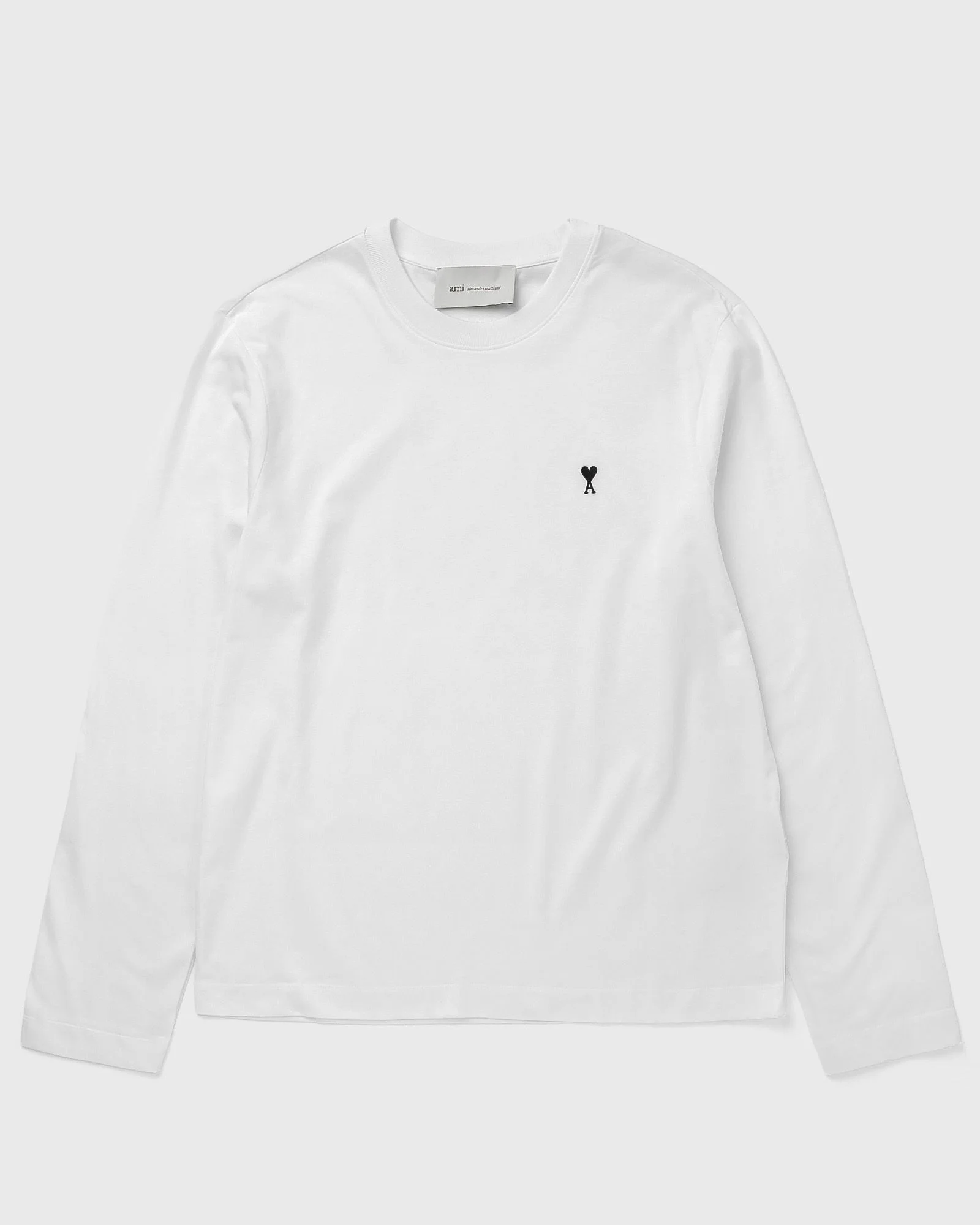 LONG SLEEVES TSHIRT WITH CONTRASTED AMI DE COEUR - 1