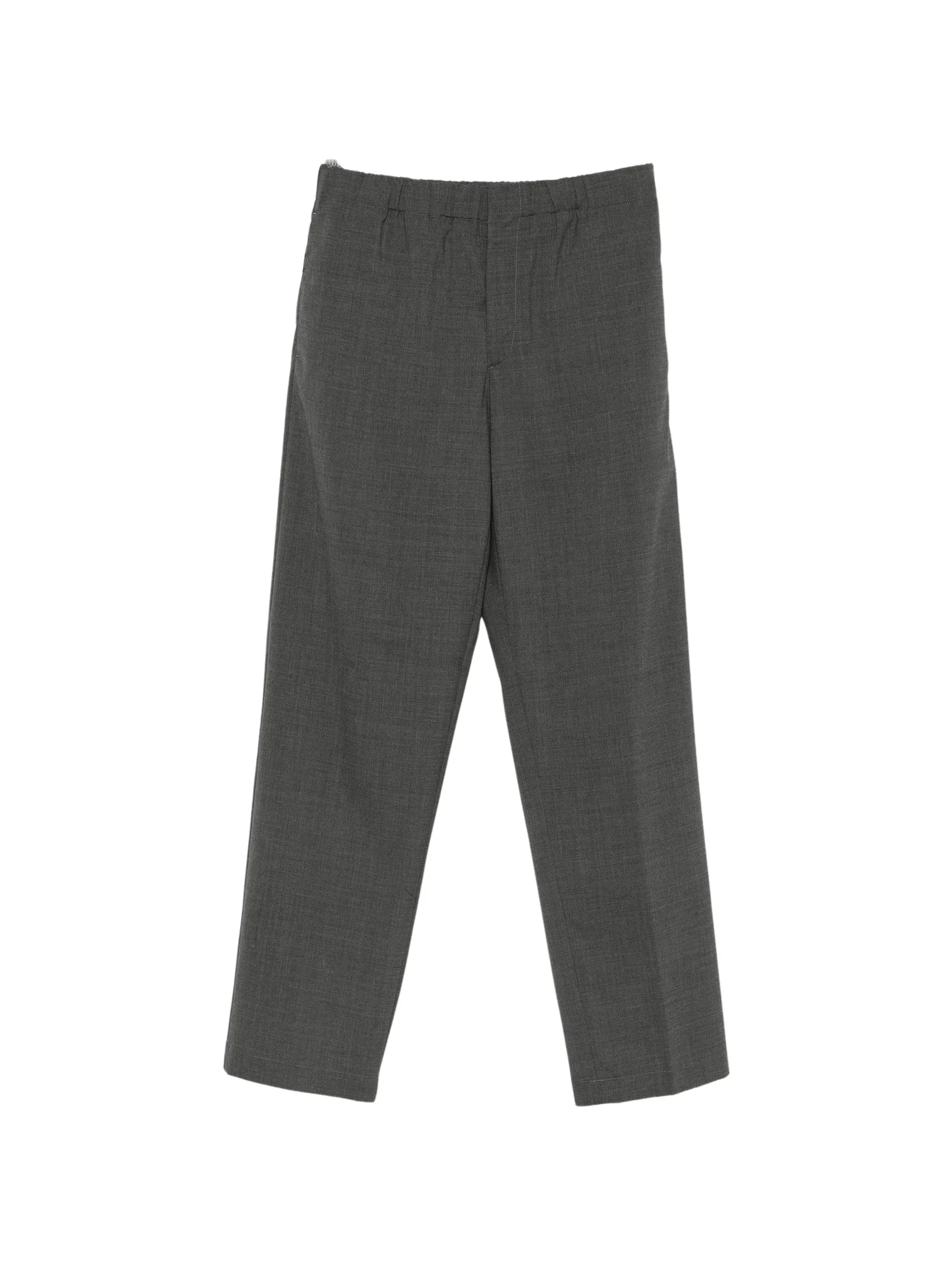 Elasticated-waistband trousers - 1