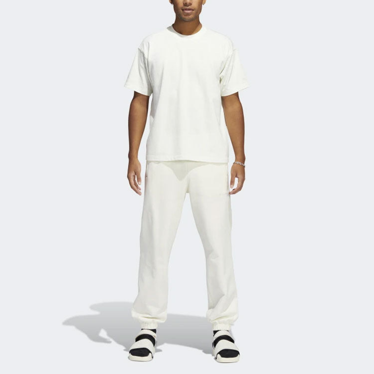 adidas originals x Pharrell Williams Crossover Solid Color Loose Bundle Feet Sports Pants/Trousers/J - 5