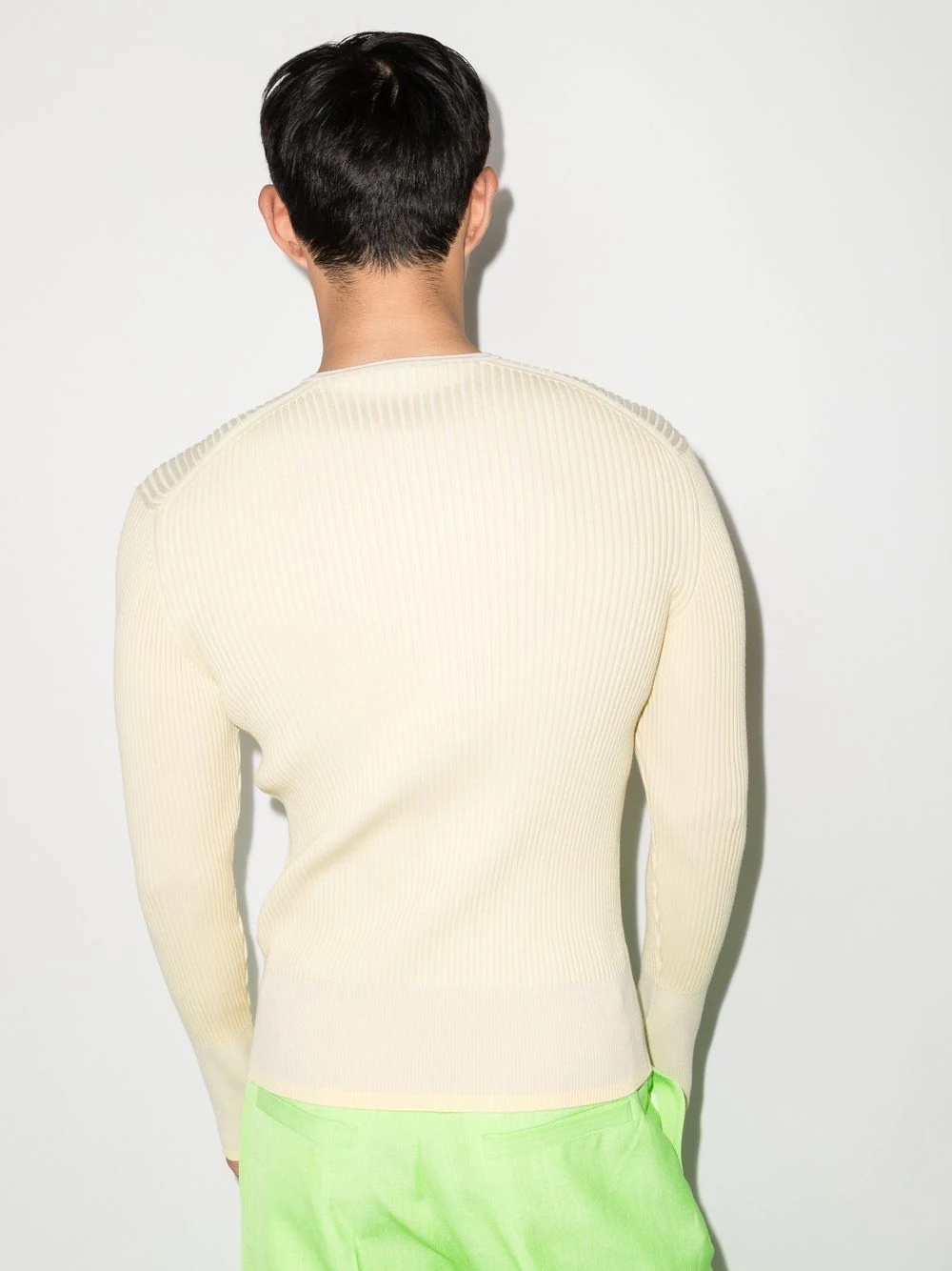 Giallo scuba-knit jumper - 3