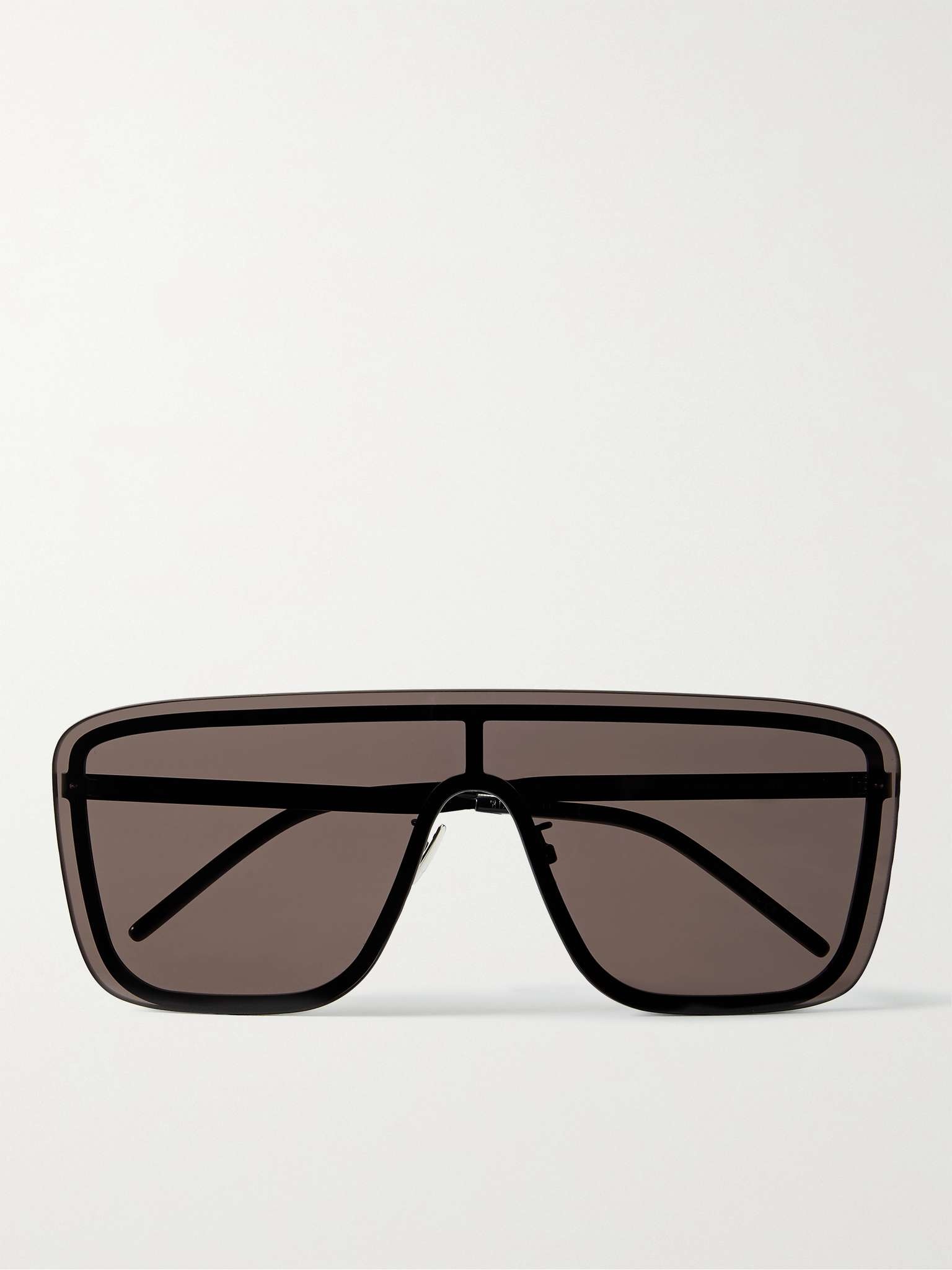 Rimless D-Frame Metal Sunglasses - 1