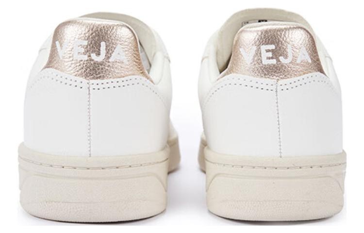 Veja V-10 Chromfree Low-Top Sneakers 'White Gold' VX0502935 - 4