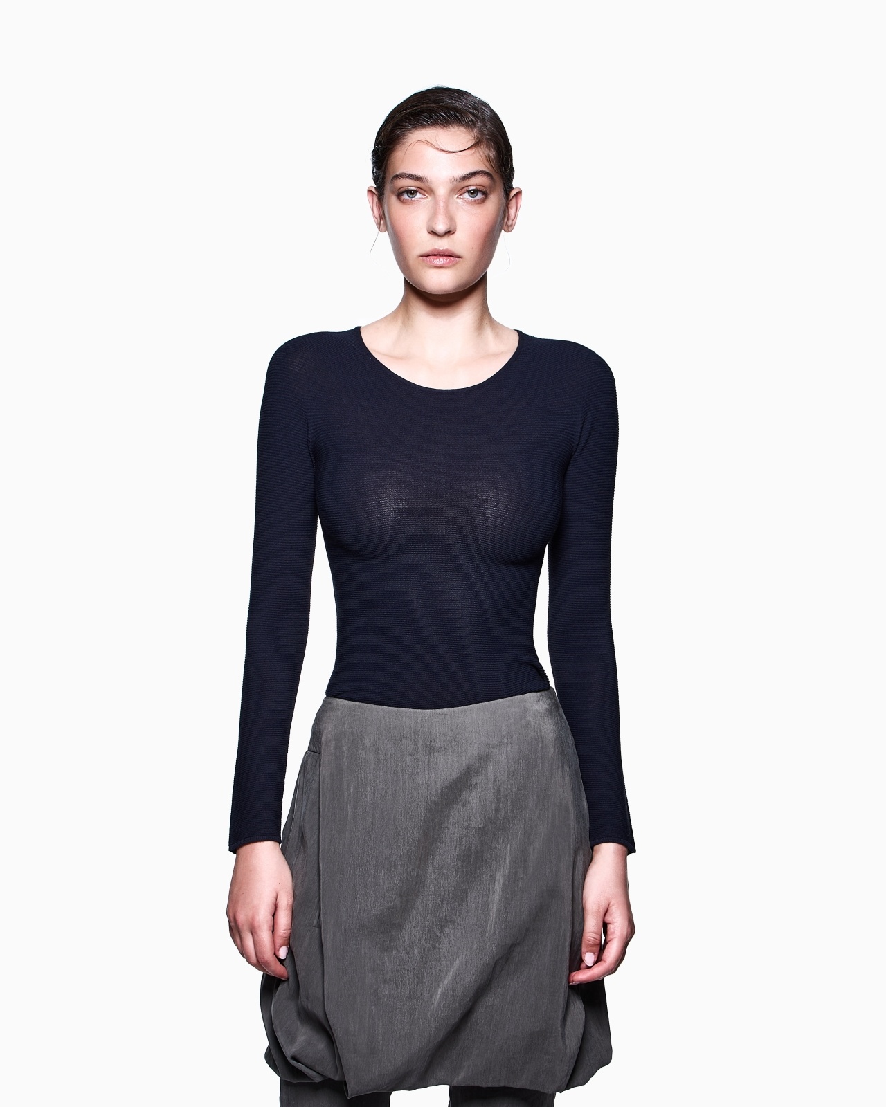 LINKS-STITCH VISCOSE LONG-SLEEVED JUMPER - 4