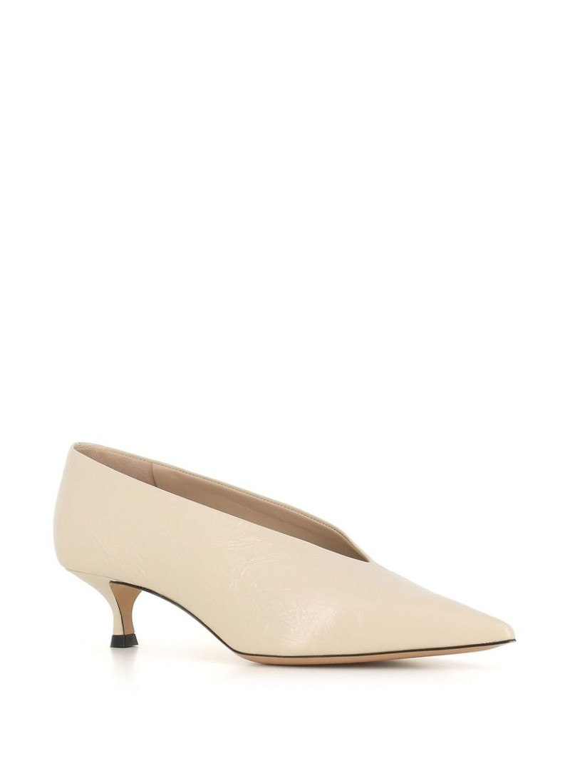 LE MONDE BÉRYL Babouche 40mm leather pumps outlook