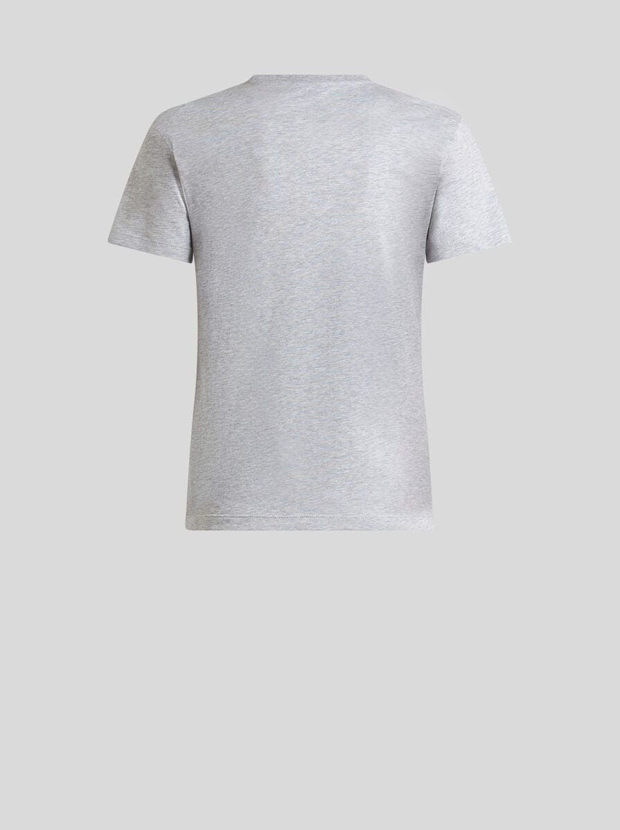 T-SHIRT WITH EMBROIDERED PEGASO AND MONOGRAM - 5
