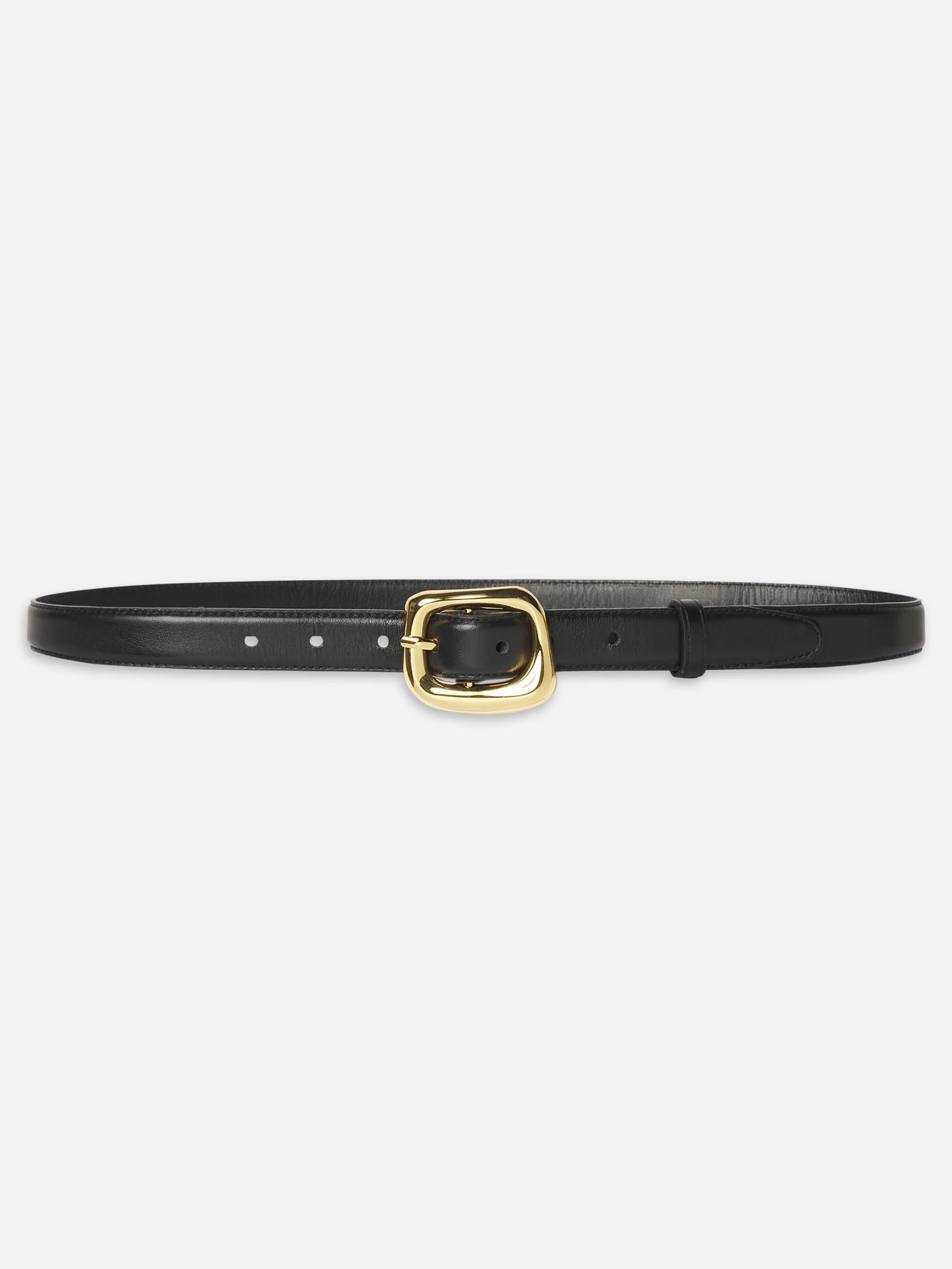 The Organic Buckle Belt in Black - 1