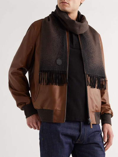 Berluti Fringed Cashmere Scarf outlook