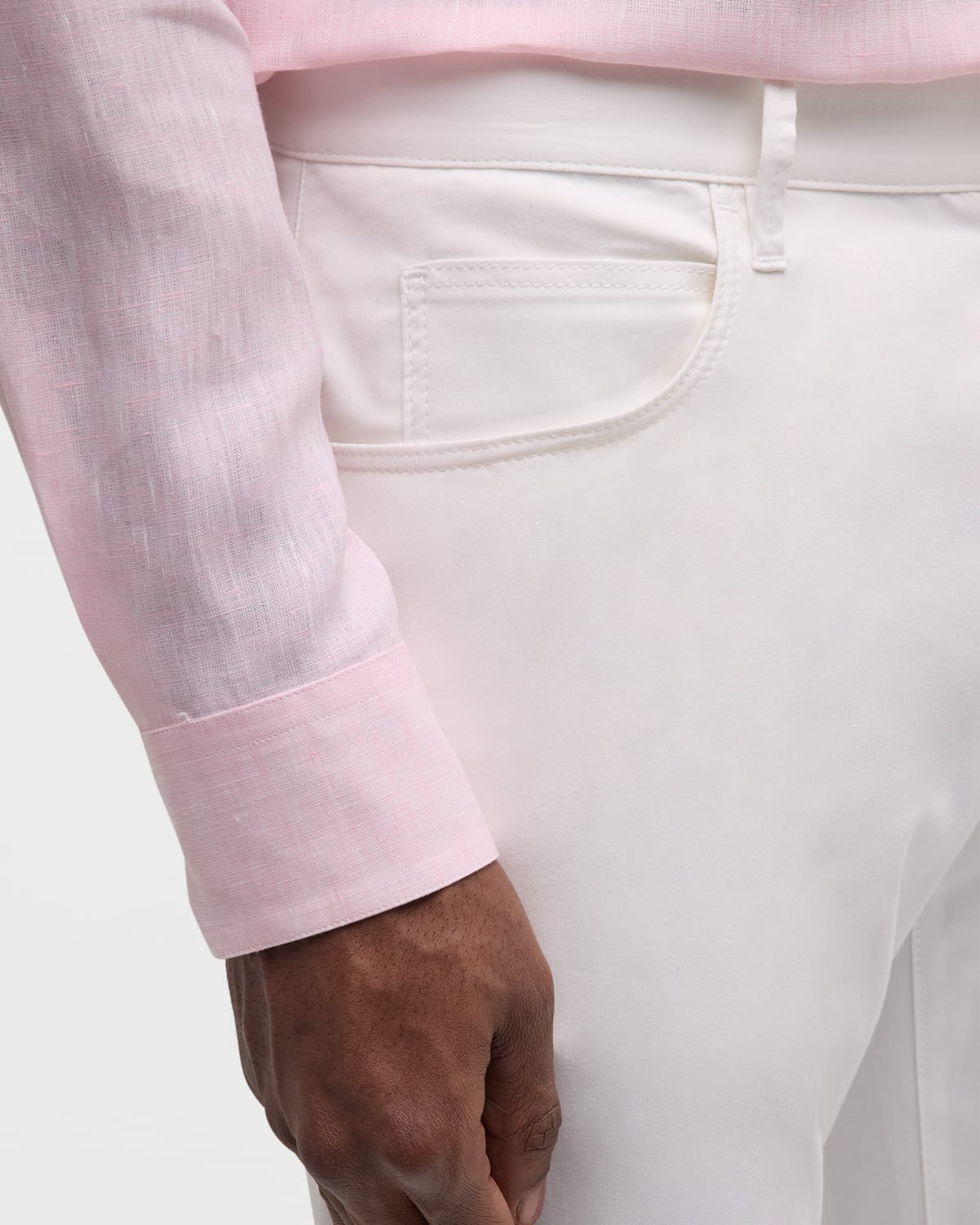 Men's Cotton-Silk Stretch Pants - 7