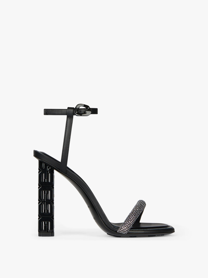 G CUBE SANDALS IN LEATHER 1