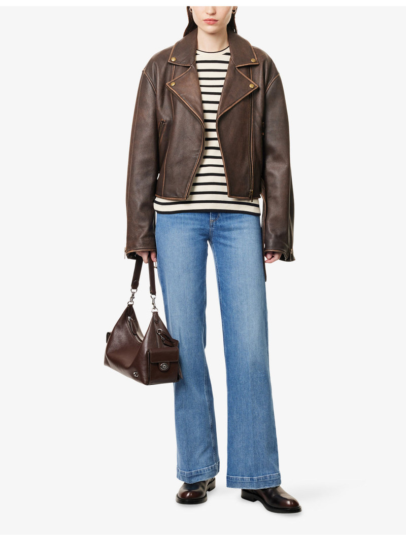 PAIGE Leenah Wide-Leg Denim Jeans outlook