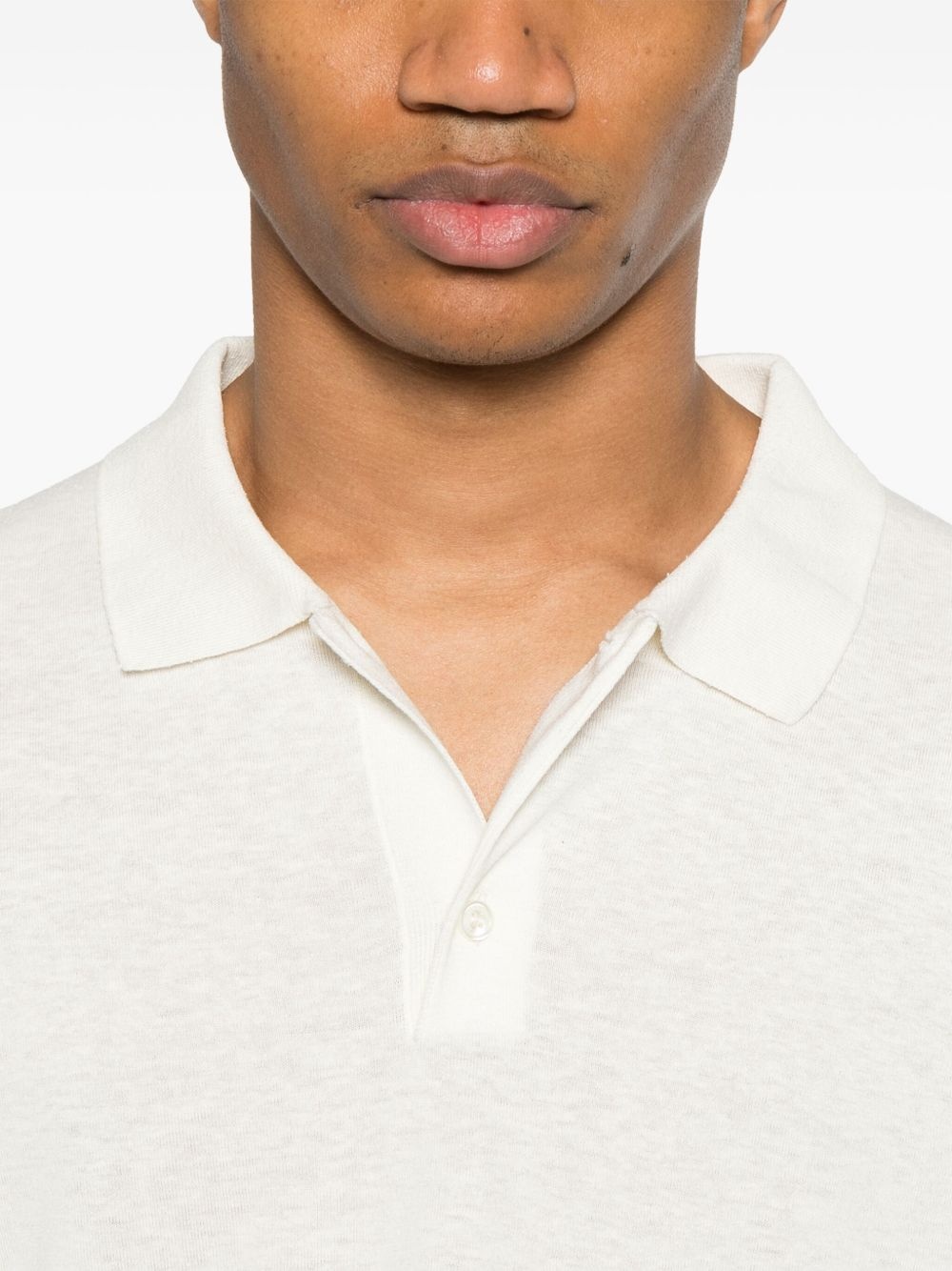 fine-knit polo shirt - 4