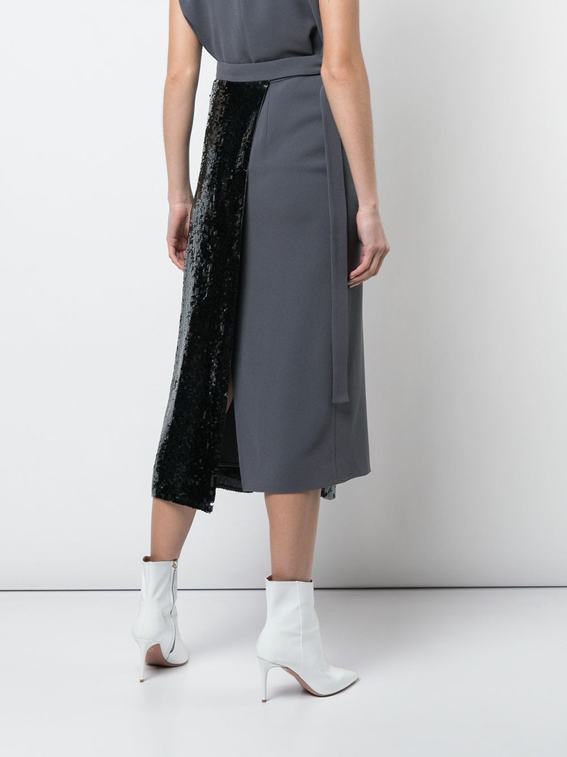 sequinned wrap skirt 4