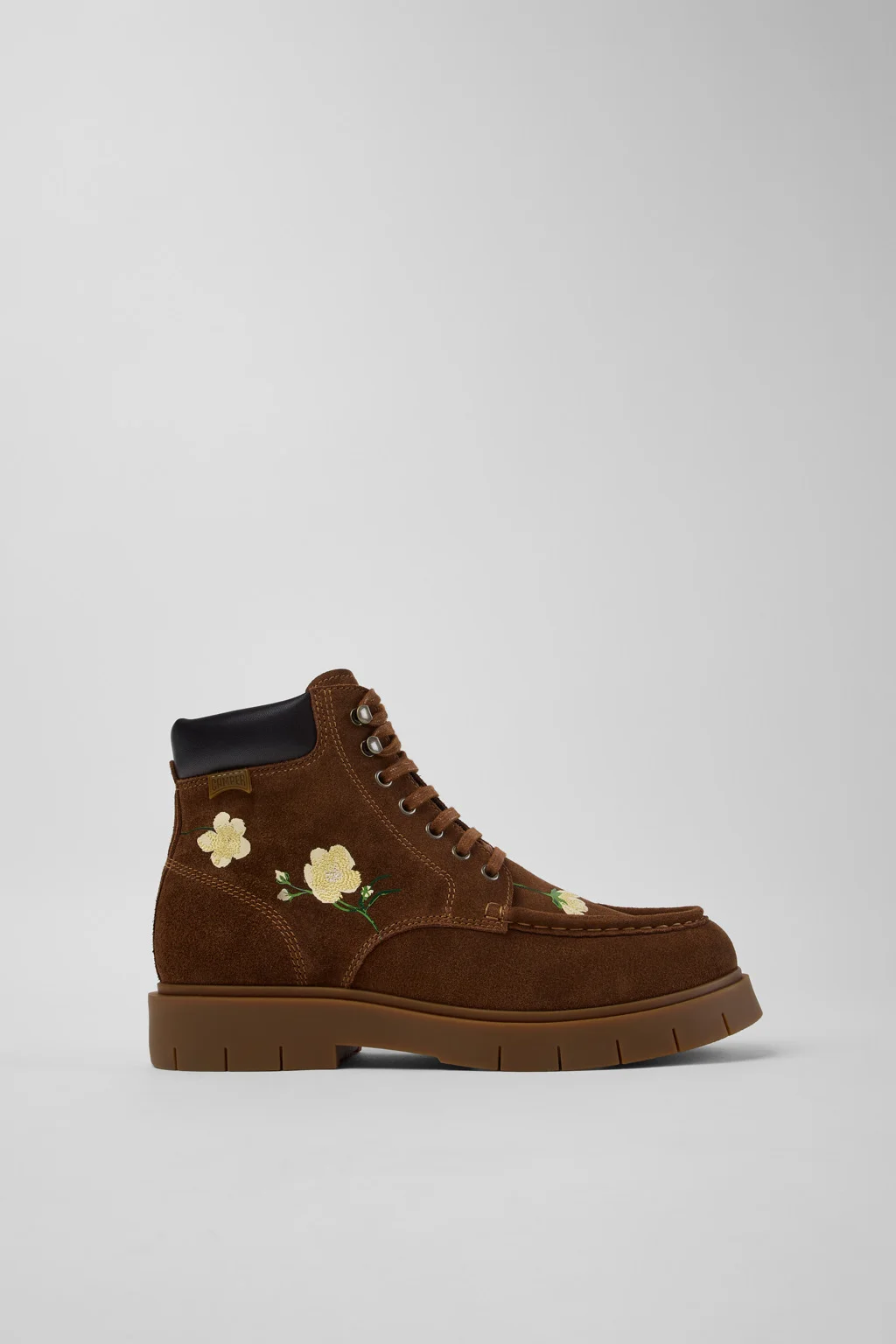 Twins Multicolor Suede and Leather Ankle Boots for Women. - 1