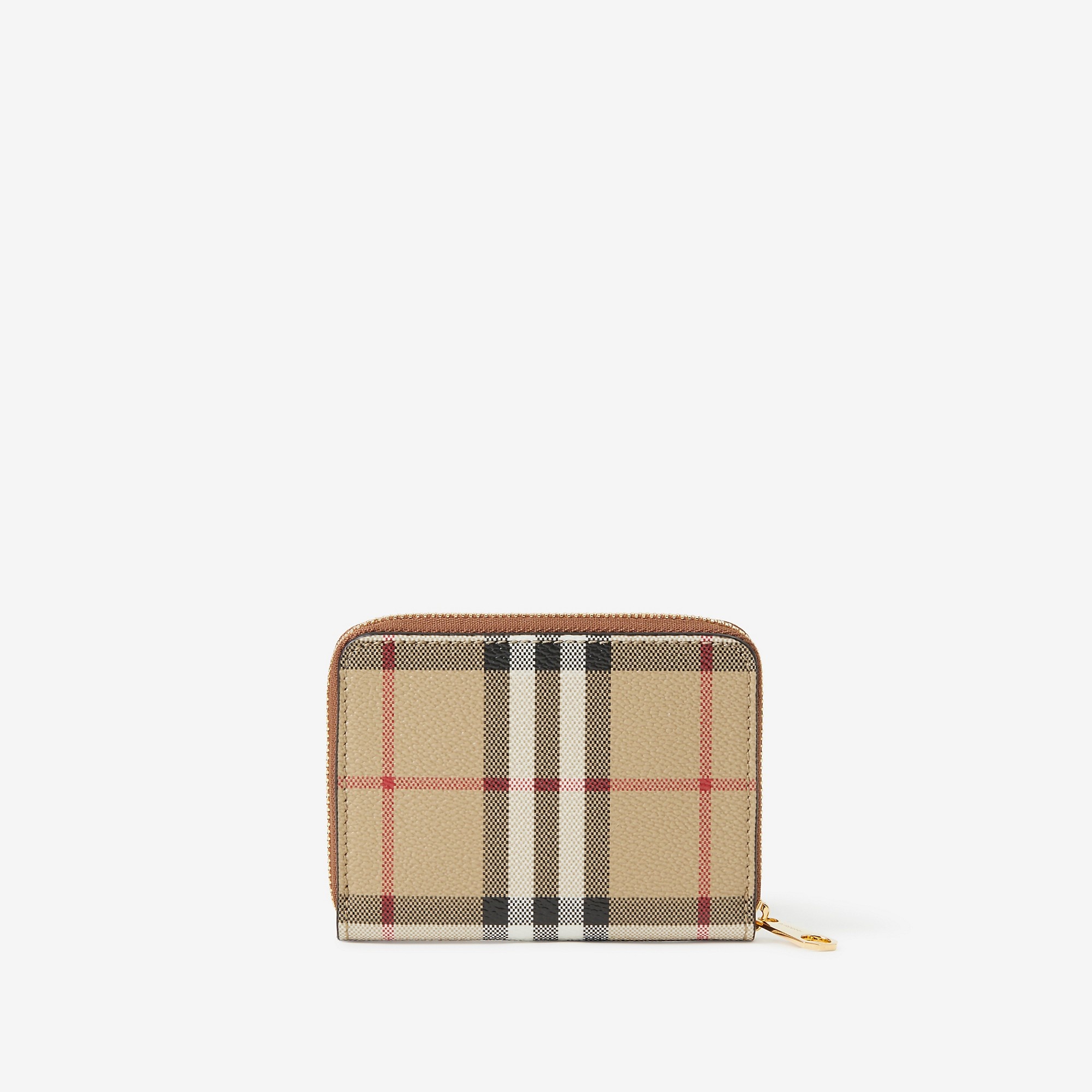 Burberry Check and Leather Zip Wallet | REVERSIBLE