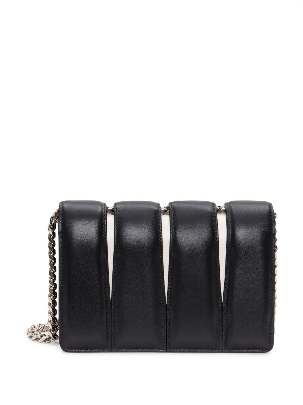 Slash studded chain-link bag - 2