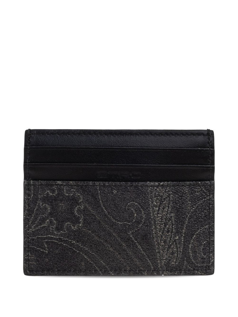 Etro paisley-patterned card holder outlook